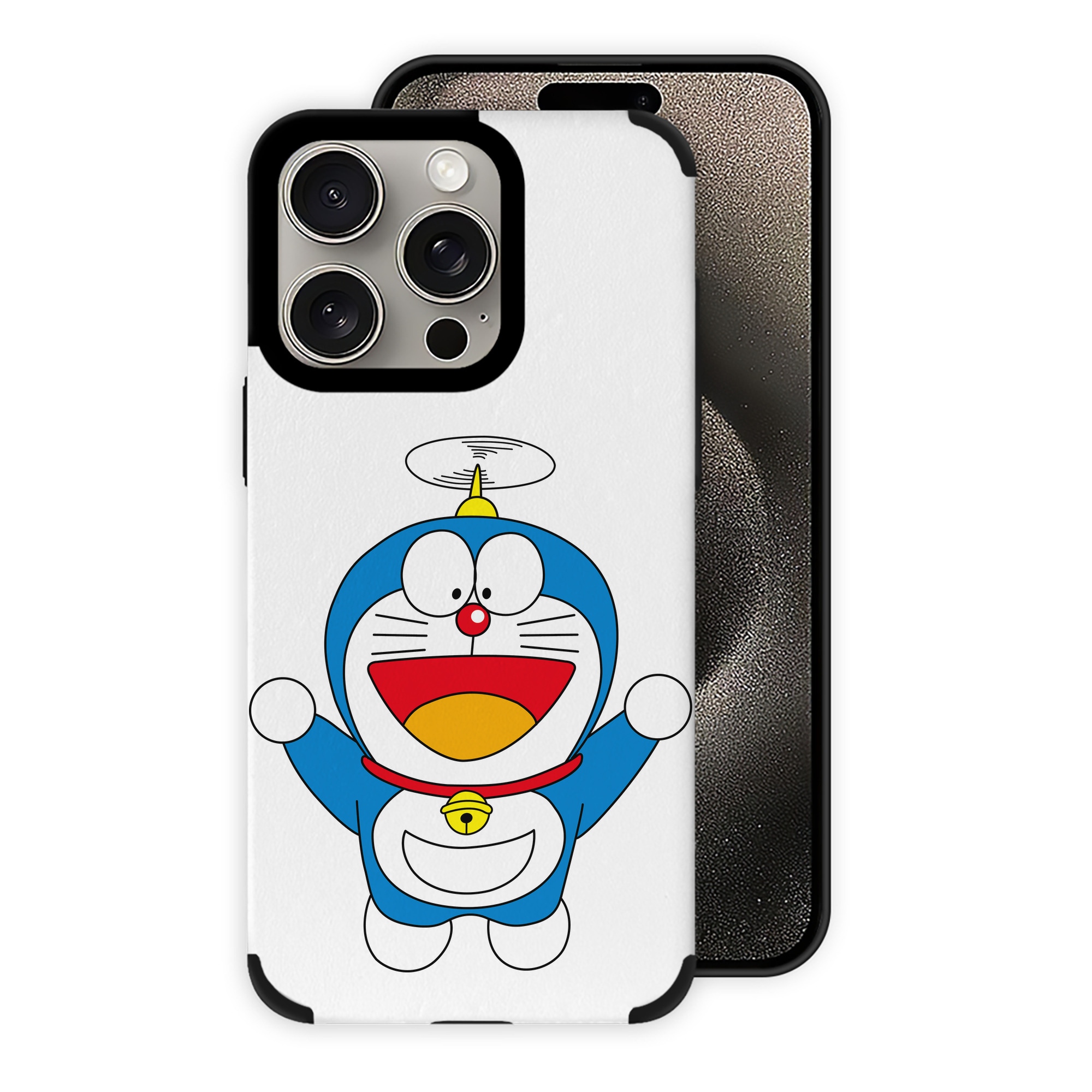 （画像用） ドラえもん Doraemon 【iPhone15ProMax対応】 PUレザー スマホケース 耐衝撃＆黄変防止