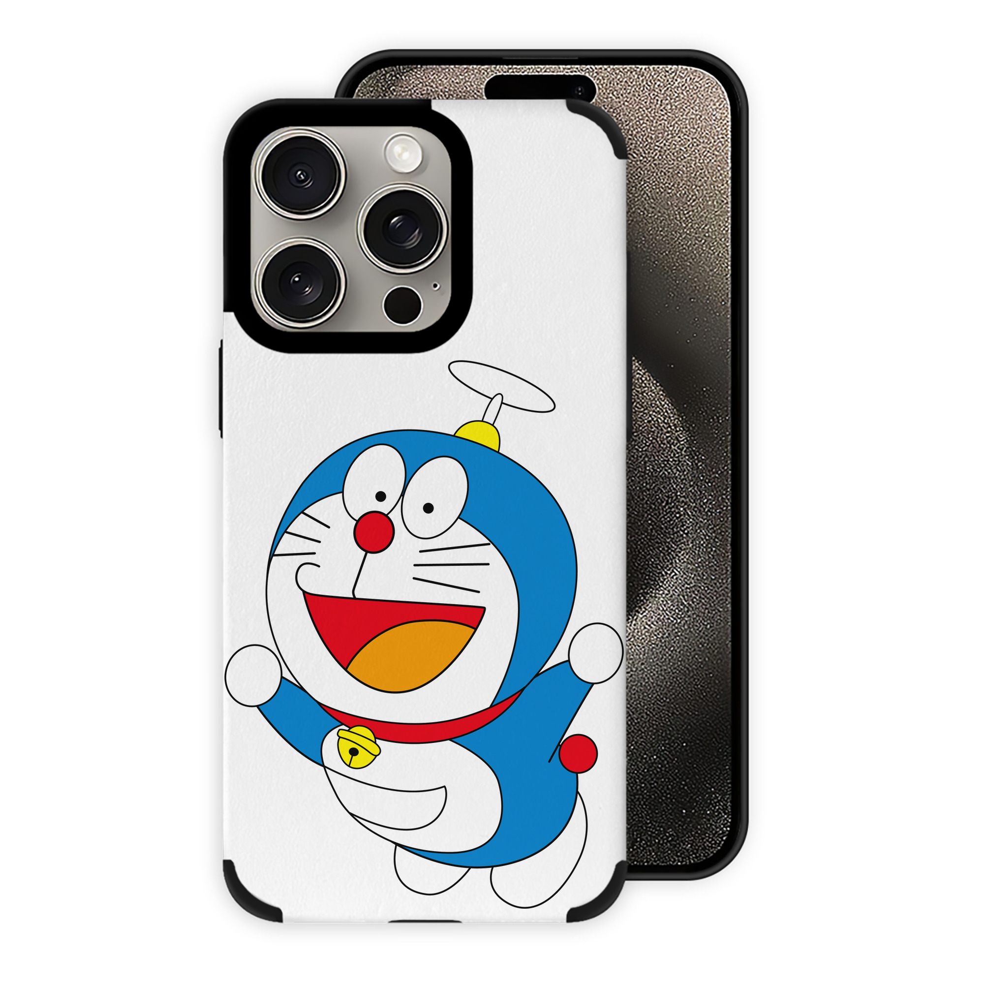 （画像用） ドラえもん Doraemon 【iPhone15ProMax対応】 PUレザー スマホケース 耐衝撃＆黄変防止