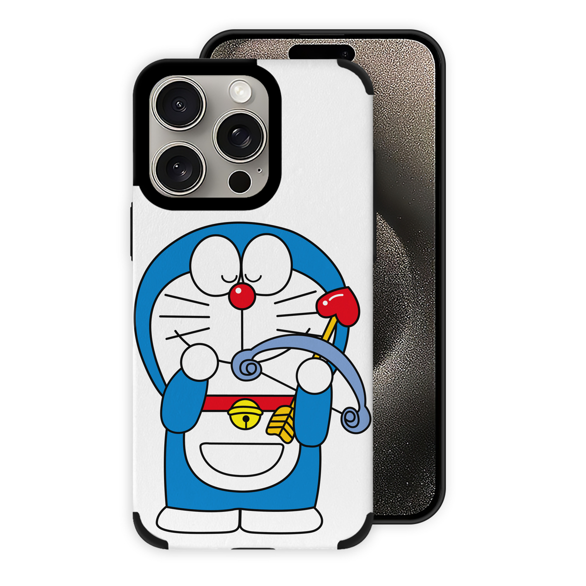 （画像用） ドラえもん Doraemon 【iPhone15ProMax対応】 PUレザー スマホケース 耐衝撃＆黄変防止