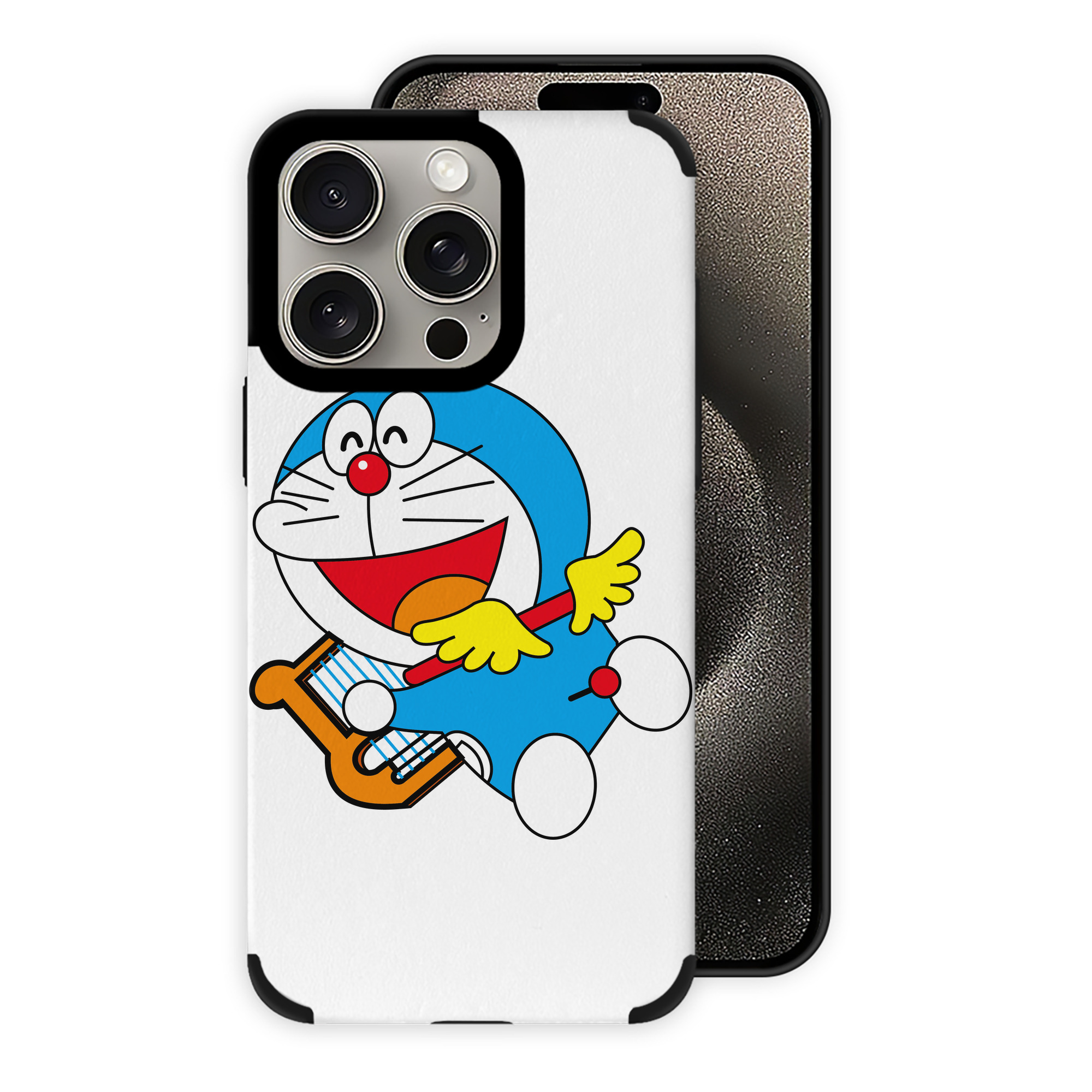 （画像用） ドラえもん Doraemon 【iPhone15ProMax対応】 PUレザー スマホケース 耐衝撃＆黄変防止