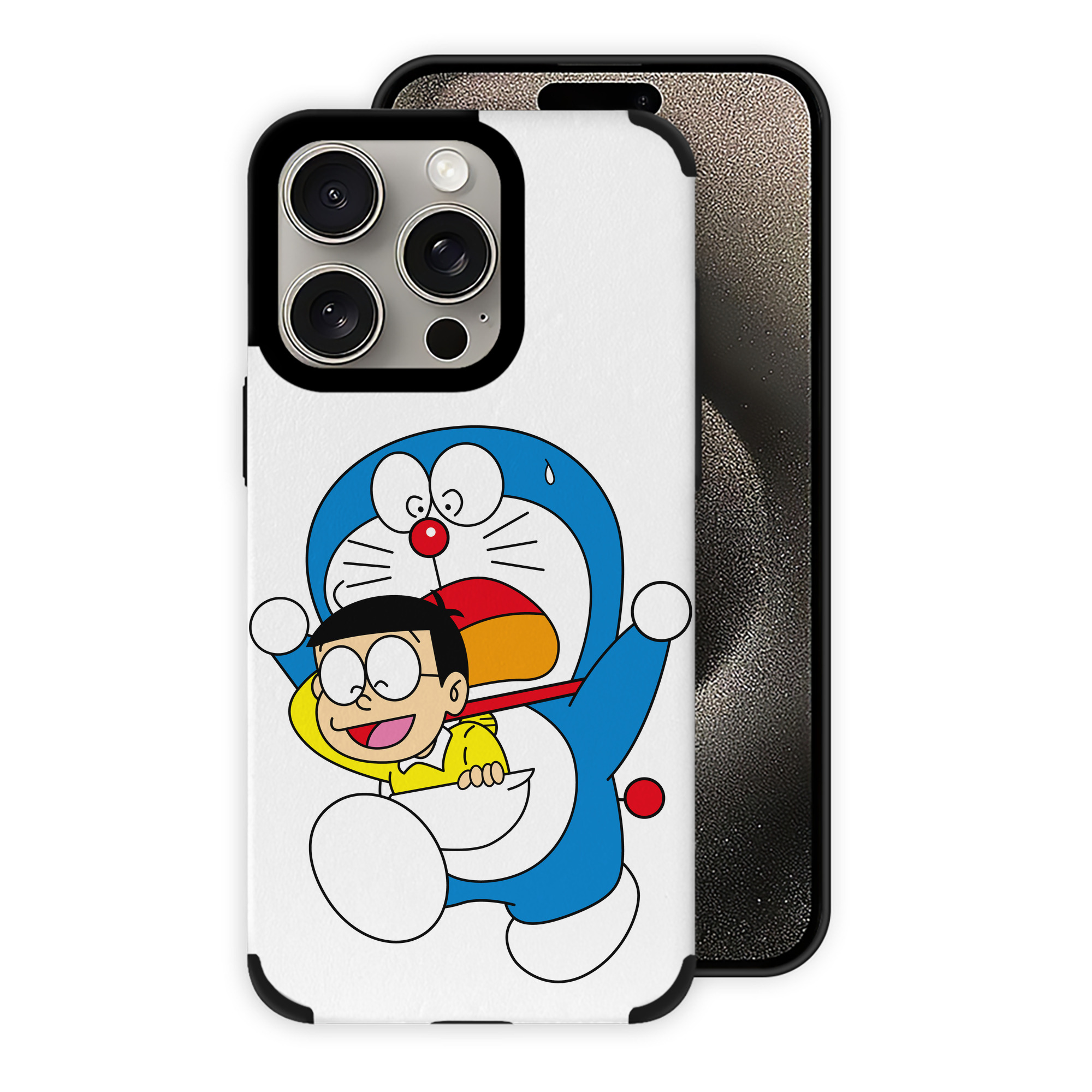 （画像用） ドラえもん Doraemon 【iPhone15ProMax対応】 PUレザー スマホケース 耐衝撃＆黄変防止