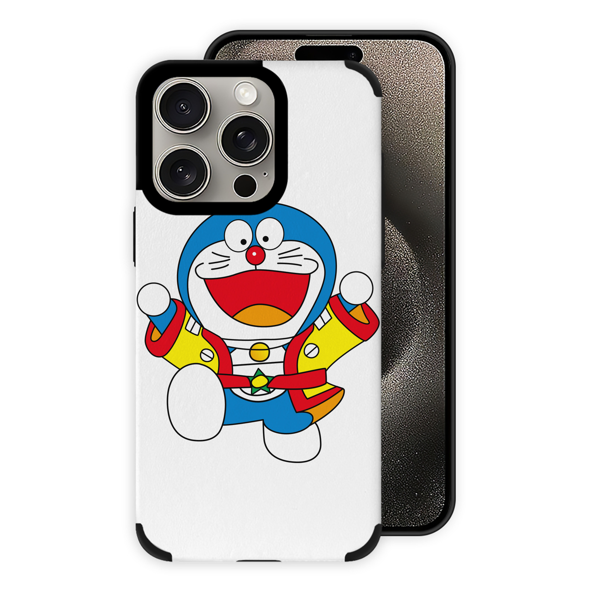 （画像用） ドラえもん Doraemon 【iPhone15ProMax対応】 PUレザー スマホケース 耐衝撃＆黄変防止