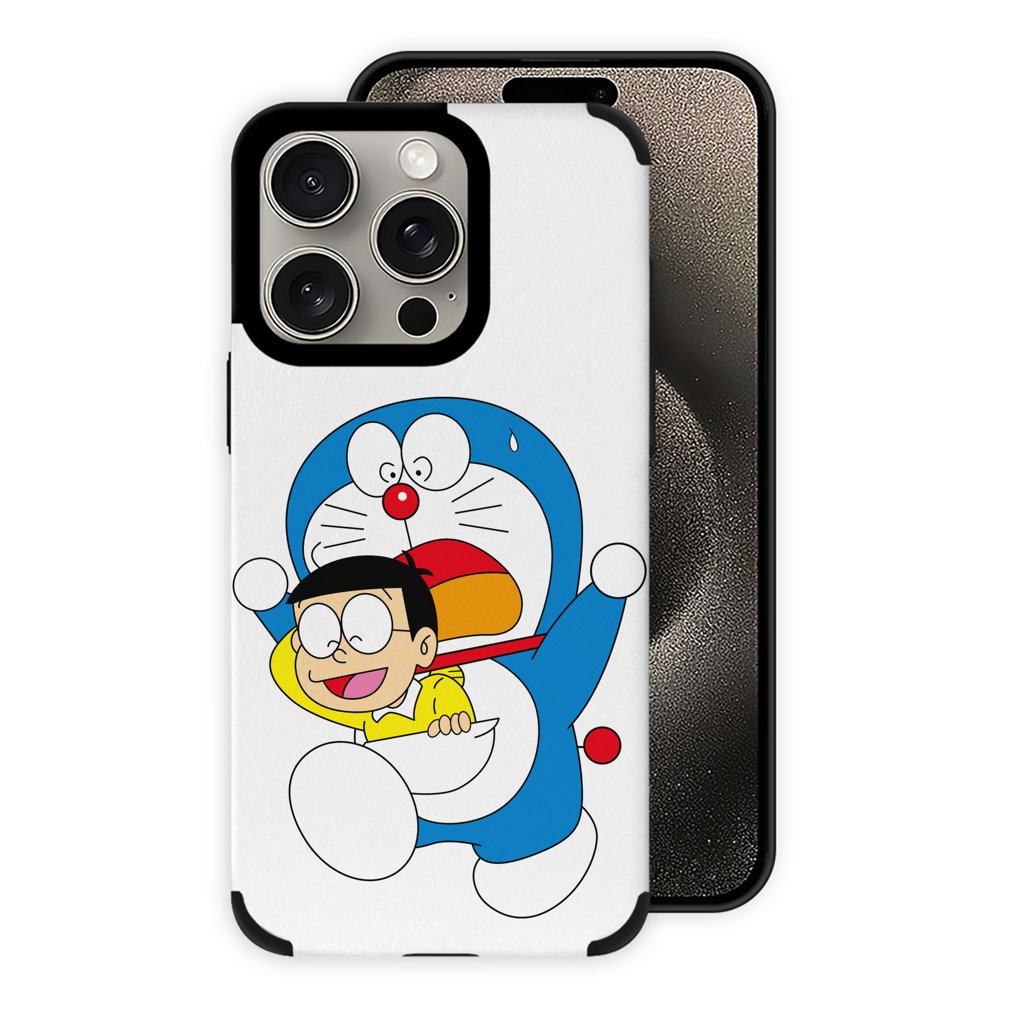 （画像用） ドラえもん Doraemon 【iPhone15ProMax対応】 PUレザー スマホケース 耐衝撃＆黄変防止