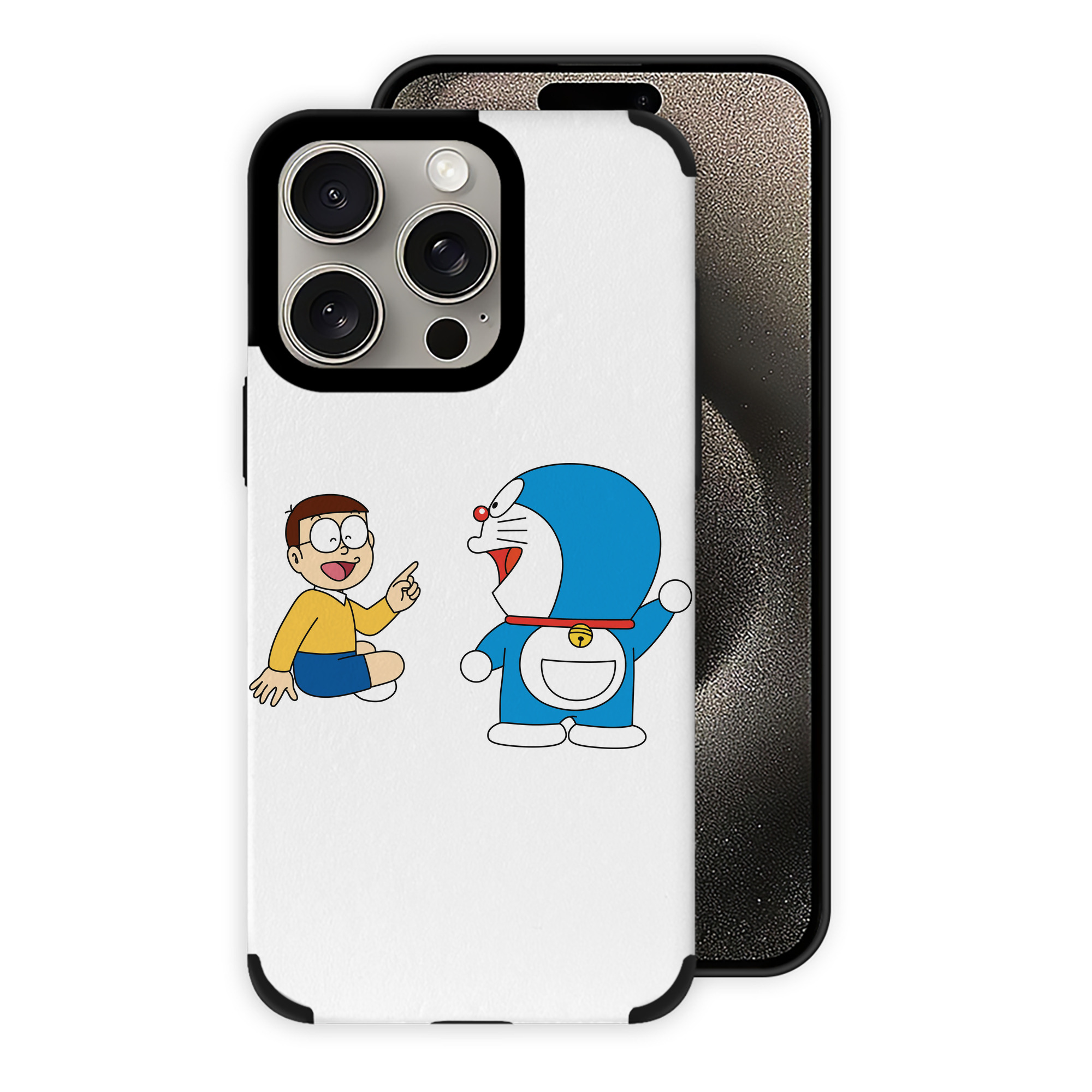 （画像用） ドラえもん Doraemon 【iPhone15ProMax対応】 PUレザー スマホケース 耐衝撃＆黄変防止