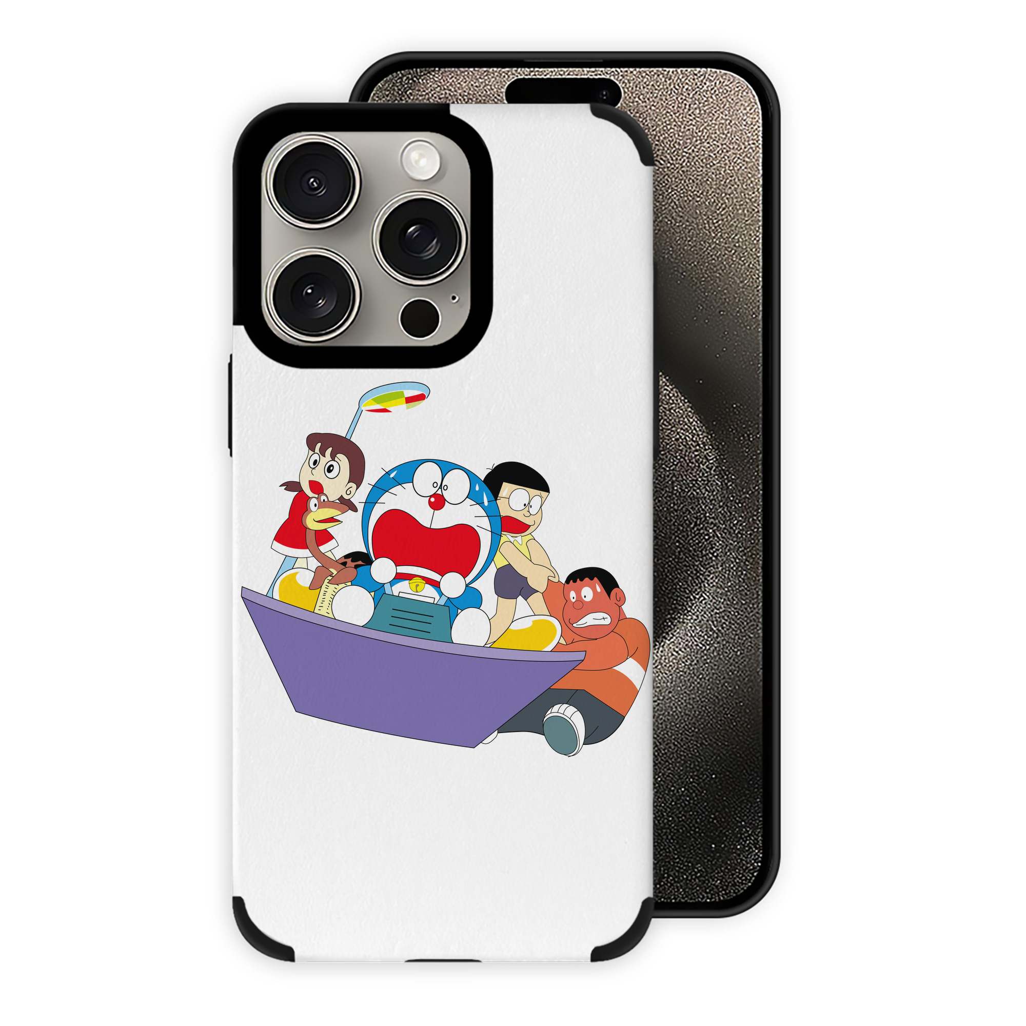 （画像用） ドラえもん Doraemon 【iPhone15ProMax対応】 PUレザー スマホケース 耐衝撃＆黄変防止