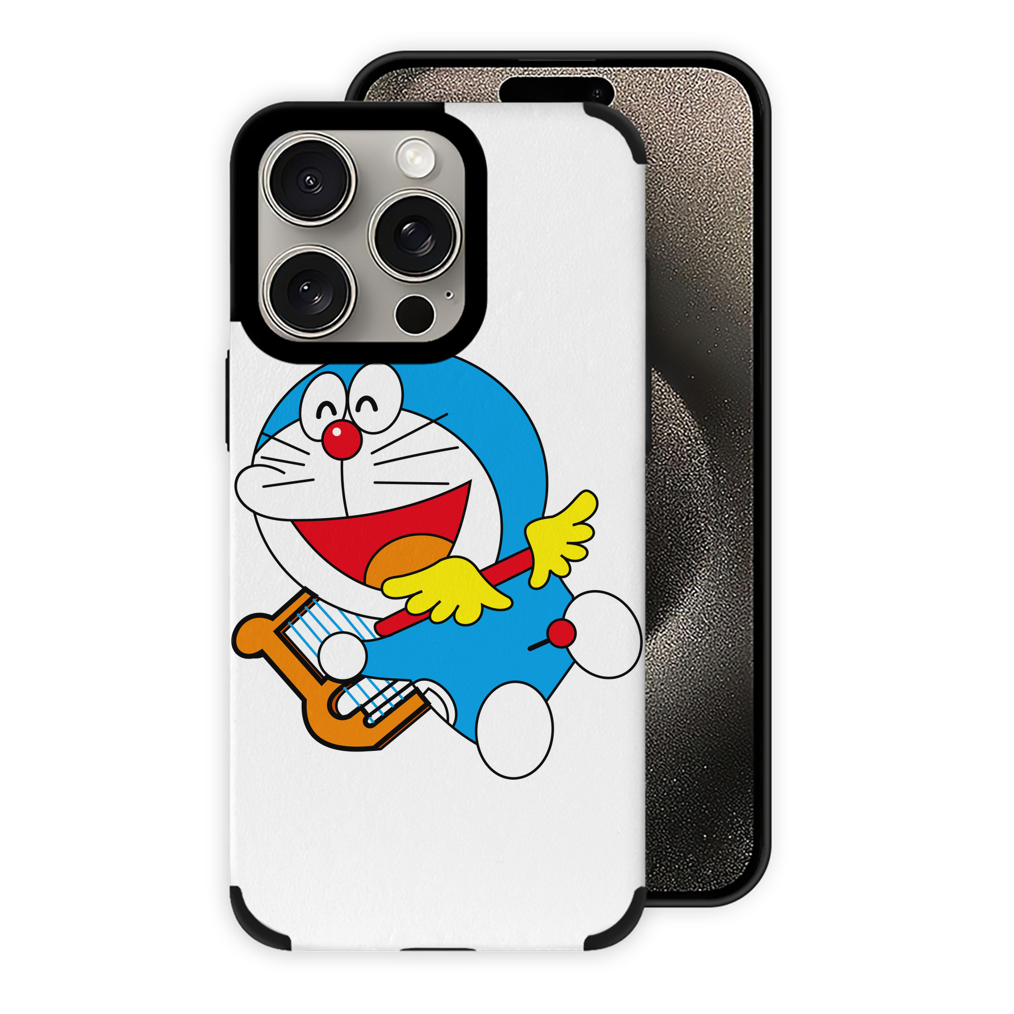 （画像用） ドラえもん Doraemon 【iPhone15ProMax対応】 PUレザー スマホケース 耐衝撃＆黄変防止