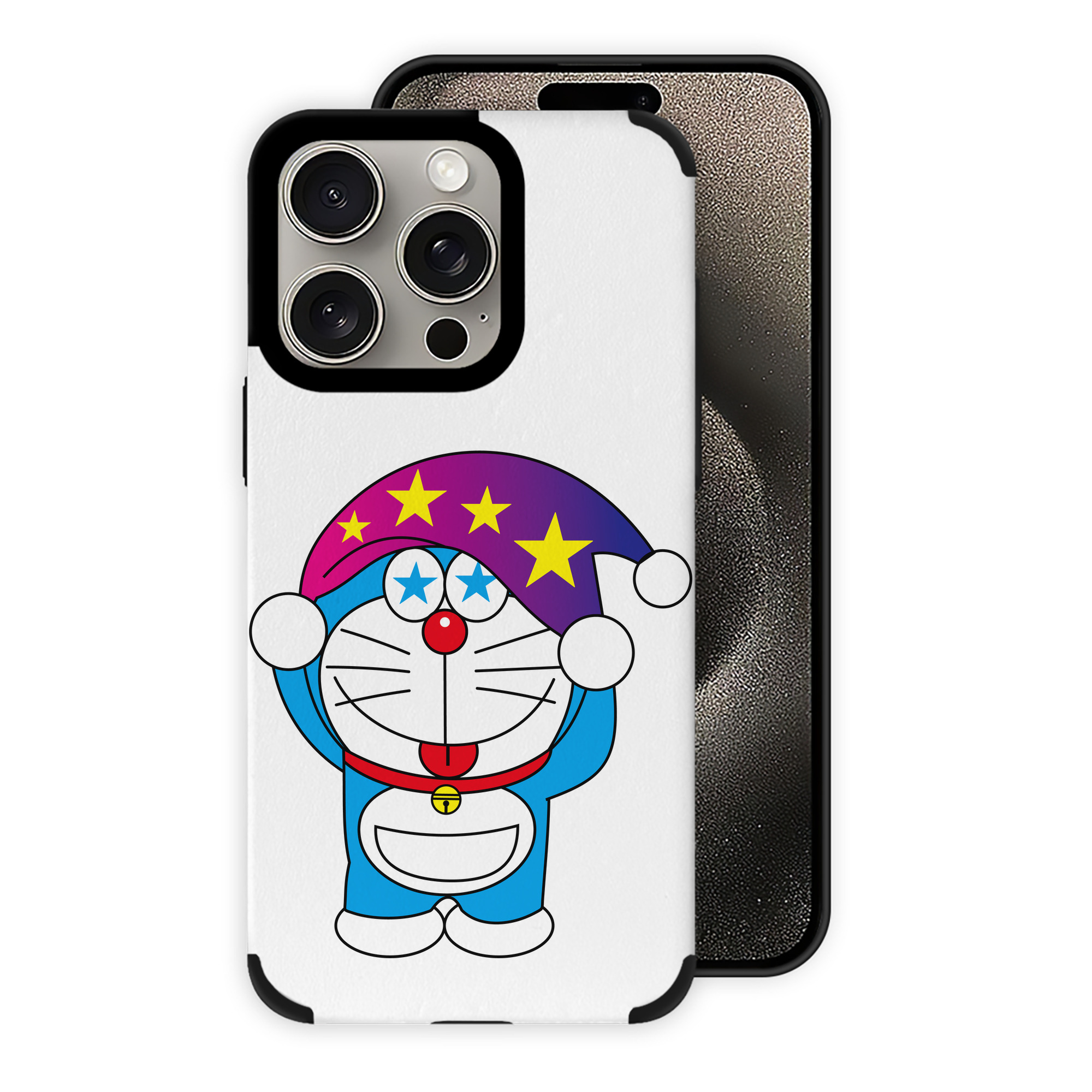 （画像用） ドラえもん Doraemon 【iPhone15ProMax対応】 PUレザー スマホケース 耐衝撃＆黄変防止