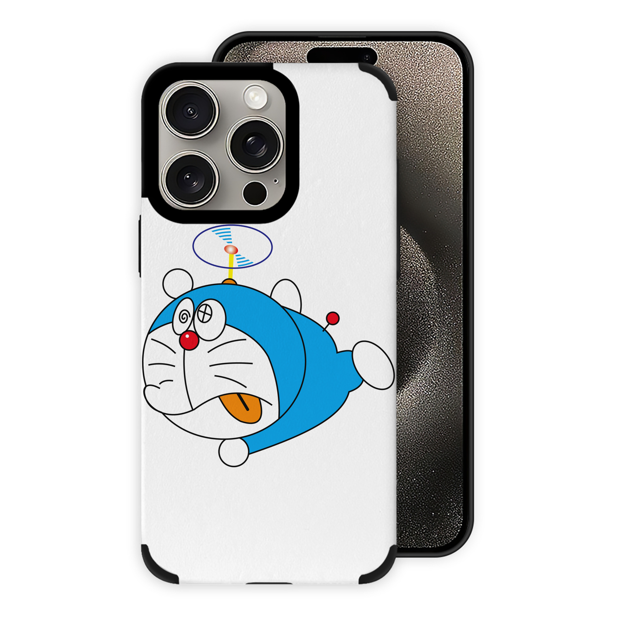 （画像用） ドラえもん Doraemon 【iPhone15ProMax対応】 PUレザー スマホケース 耐衝撃＆黄変防止