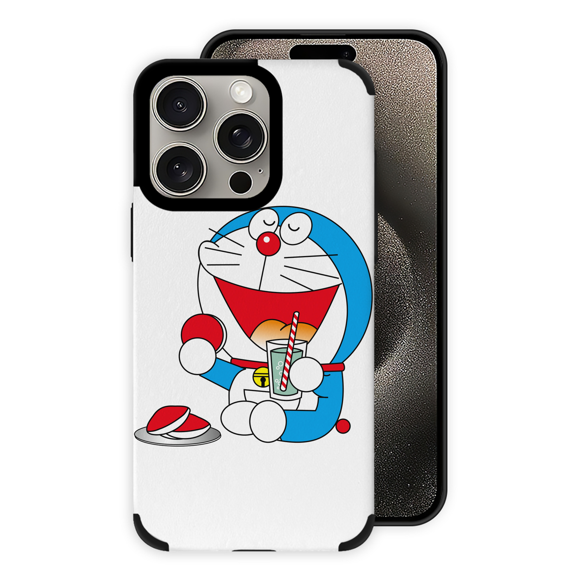 （画像用） ドラえもん Doraemon 【iPhone15ProMax対応】 PUレザー スマホケース 耐衝撃＆黄変防止