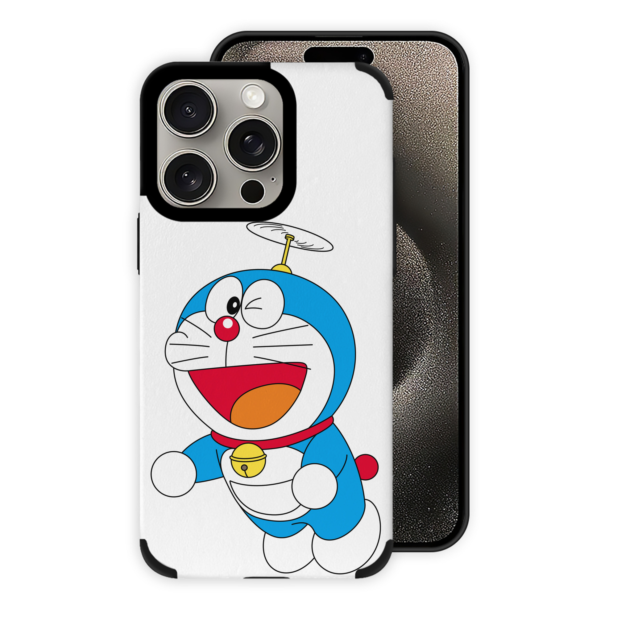 （画像用） ドラえもん Doraemon 【iPhone15ProMax対応】 PUレザー スマホケース 耐衝撃＆黄変防止