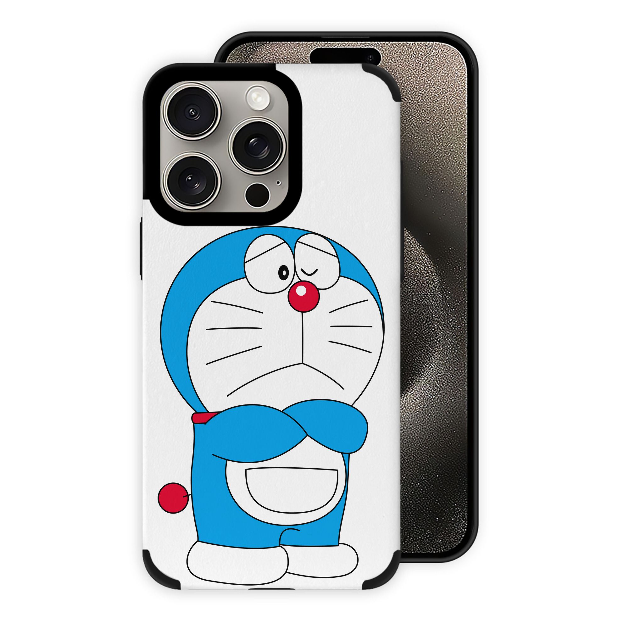 （画像用） ドラえもん Doraemon 【iPhone15ProMax対応】 PUレザー スマホケース 耐衝撃＆黄変防止
