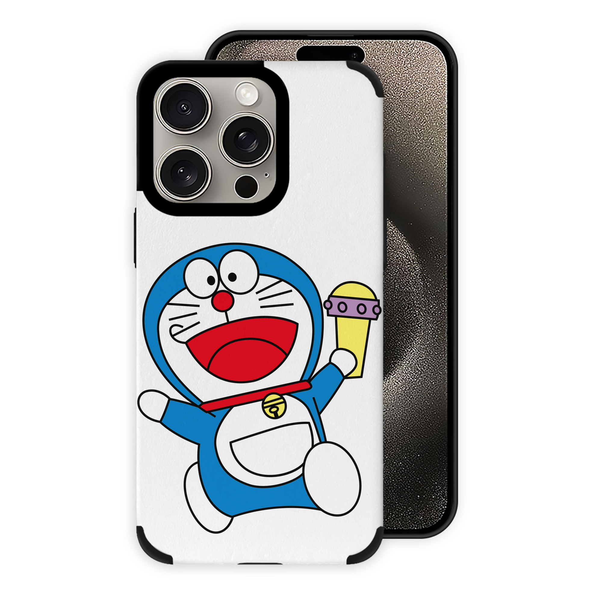 （画像用） ドラえもん Doraemon 【iPhone15ProMax対応】 PUレザー スマホケース 耐衝撃＆黄変防止