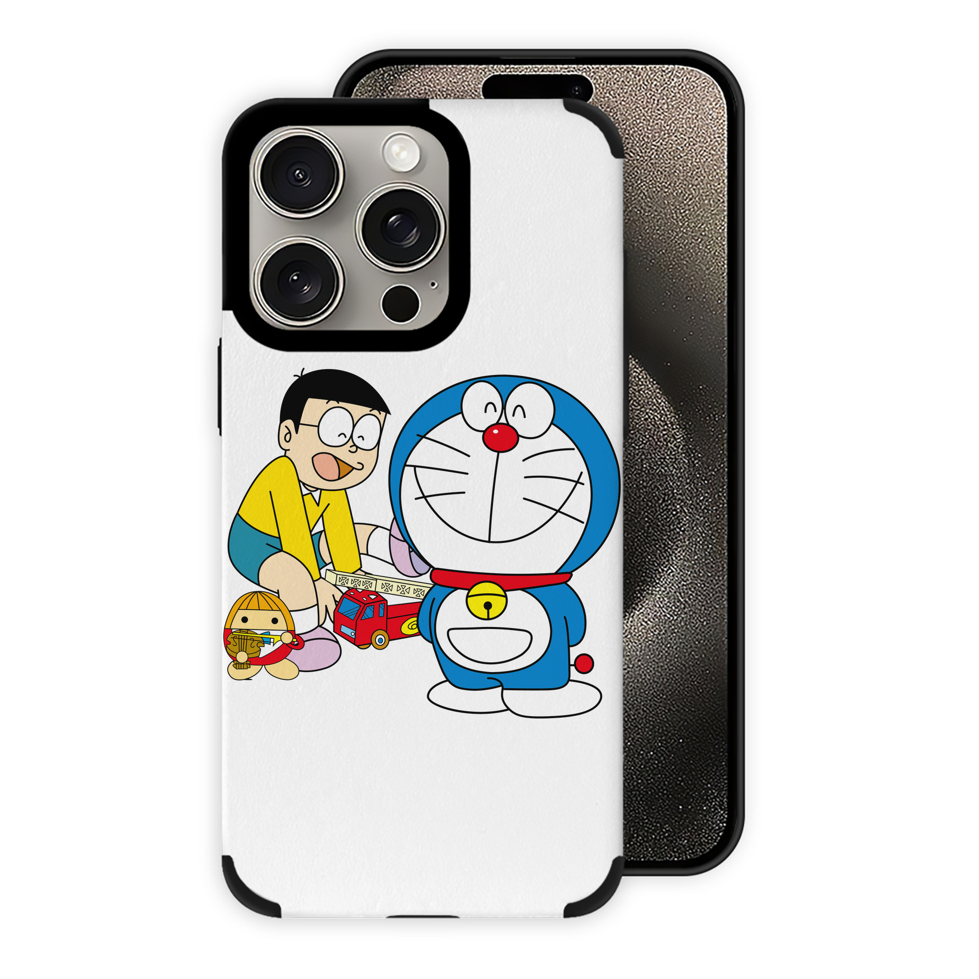 （画像用） ドラえもん Doraemon 【iPhone15ProMax対応】 PUレザー スマホケース 耐衝撃＆黄変防止