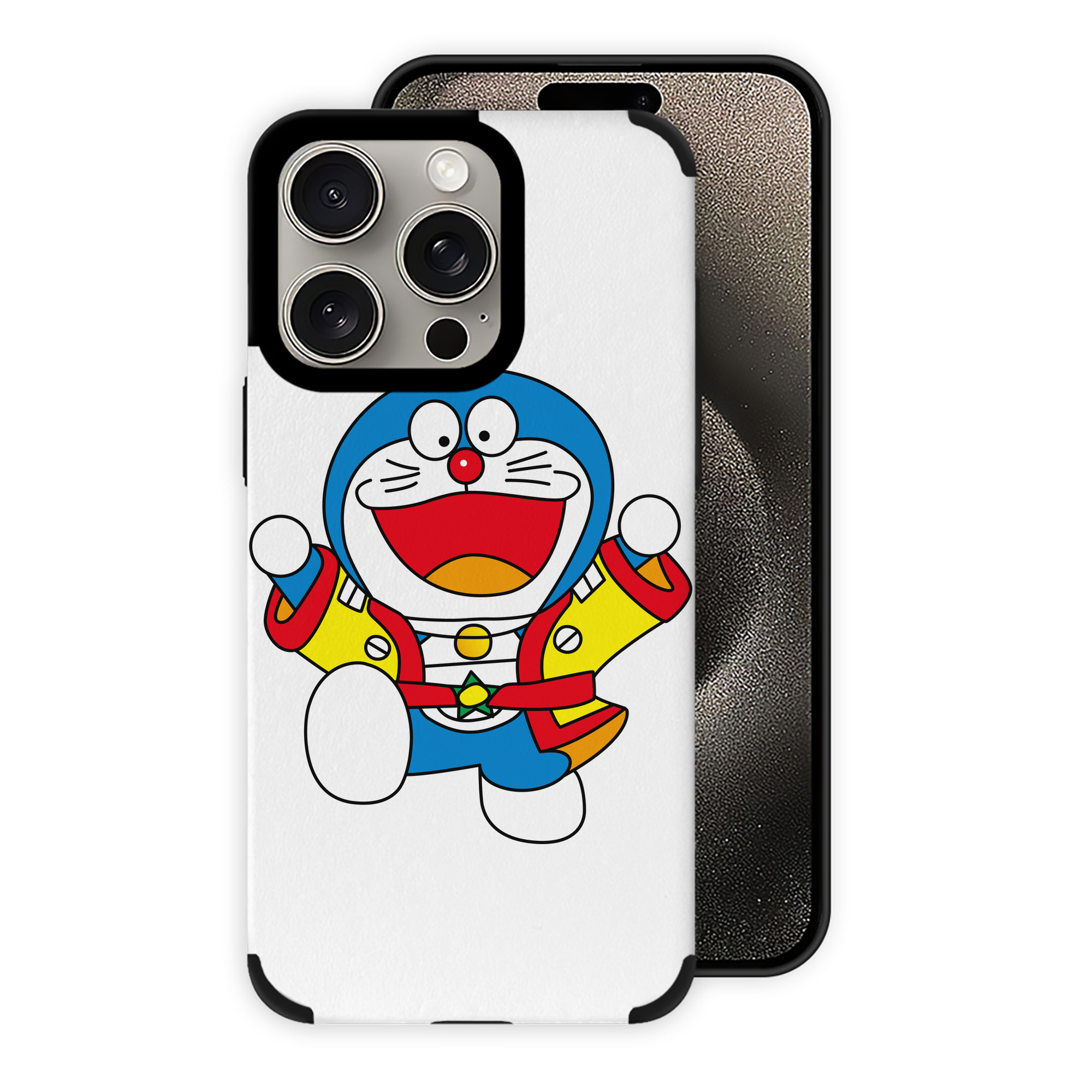 （画像用） ドラえもん Doraemon 【iPhone15ProMax対応】 PUレザー スマホケース 耐衝撃＆黄変防止