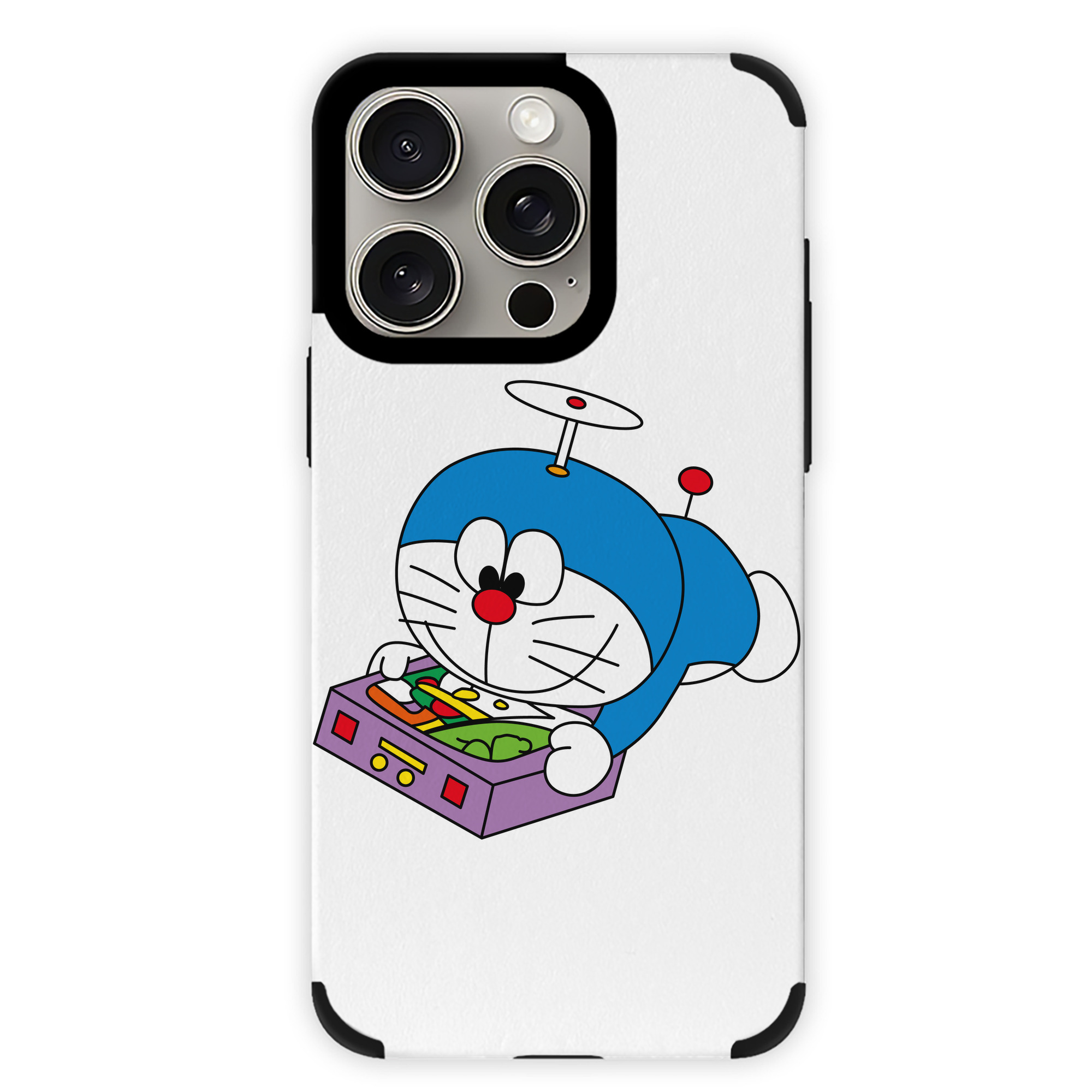 （画像用） ドラえもん Doraemon 【iPhone15ProMax対応】 PUレザー スマホケース 耐衝撃＆黄変防止