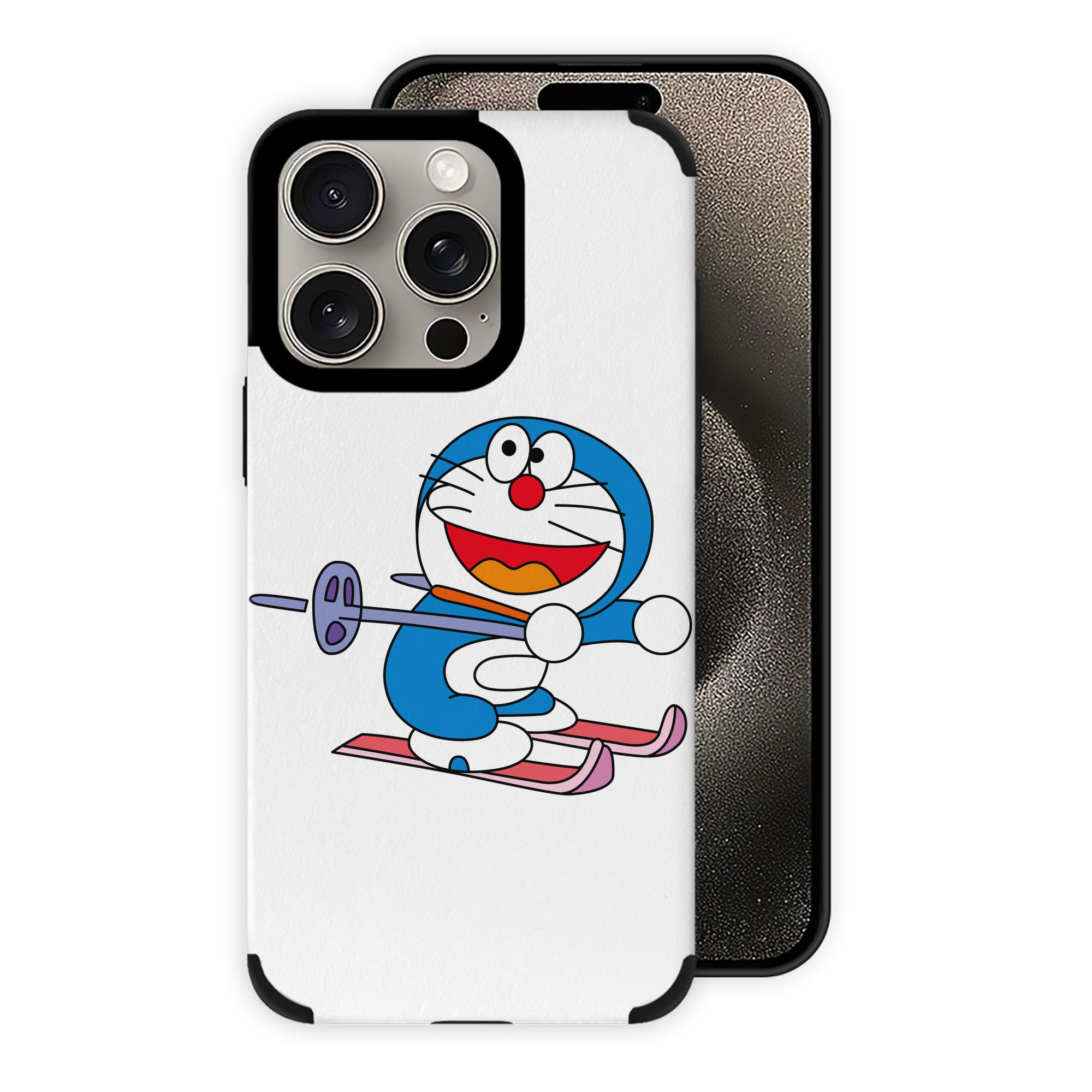 （画像用） ドラえもん Doraemon 【iPhone15ProMax対応】 PUレザー スマホケース 耐衝撃＆黄変防止
