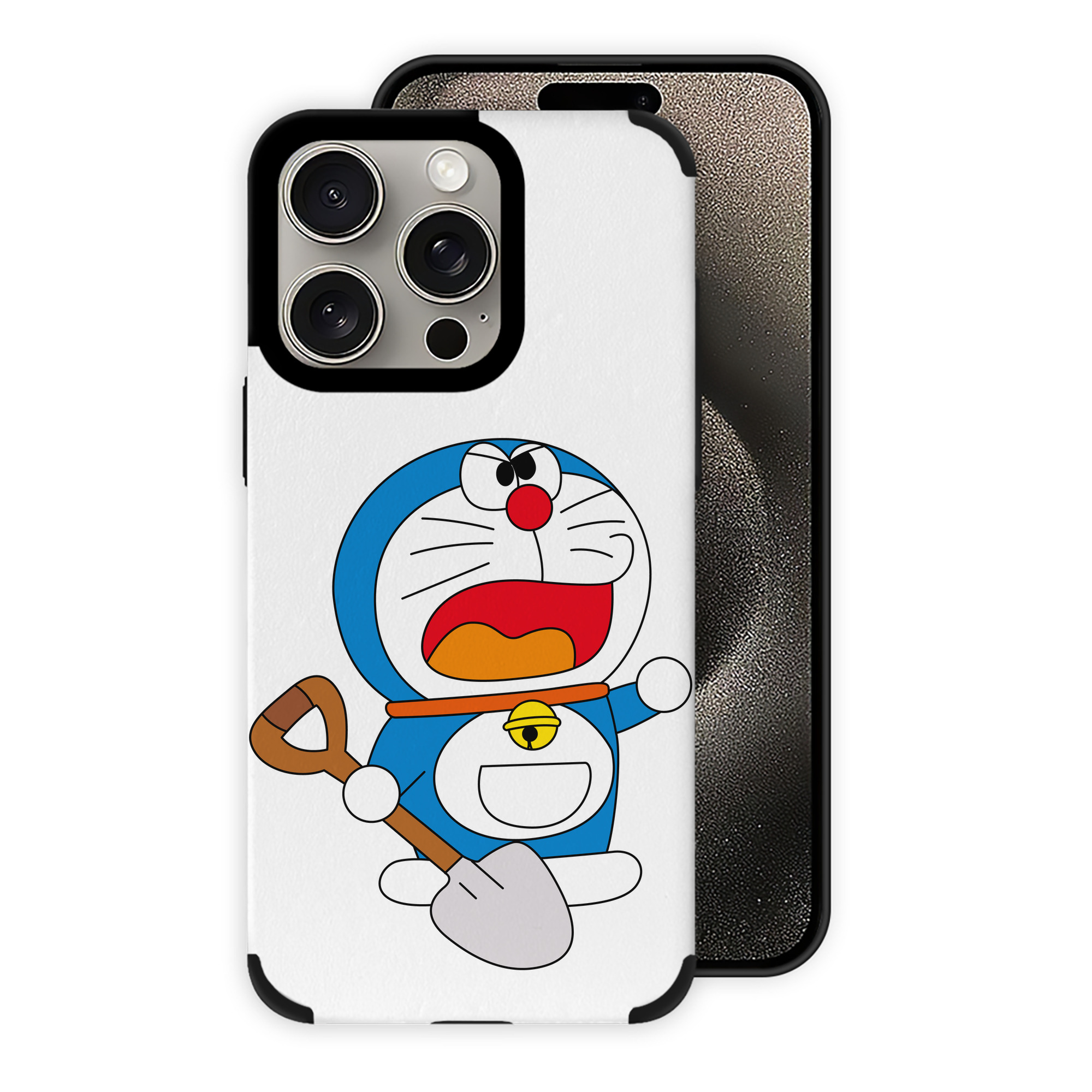 （画像用） ドラえもん Doraemon 【iPhone15ProMax対応】 PUレザー スマホケース 耐衝撃＆黄変防止