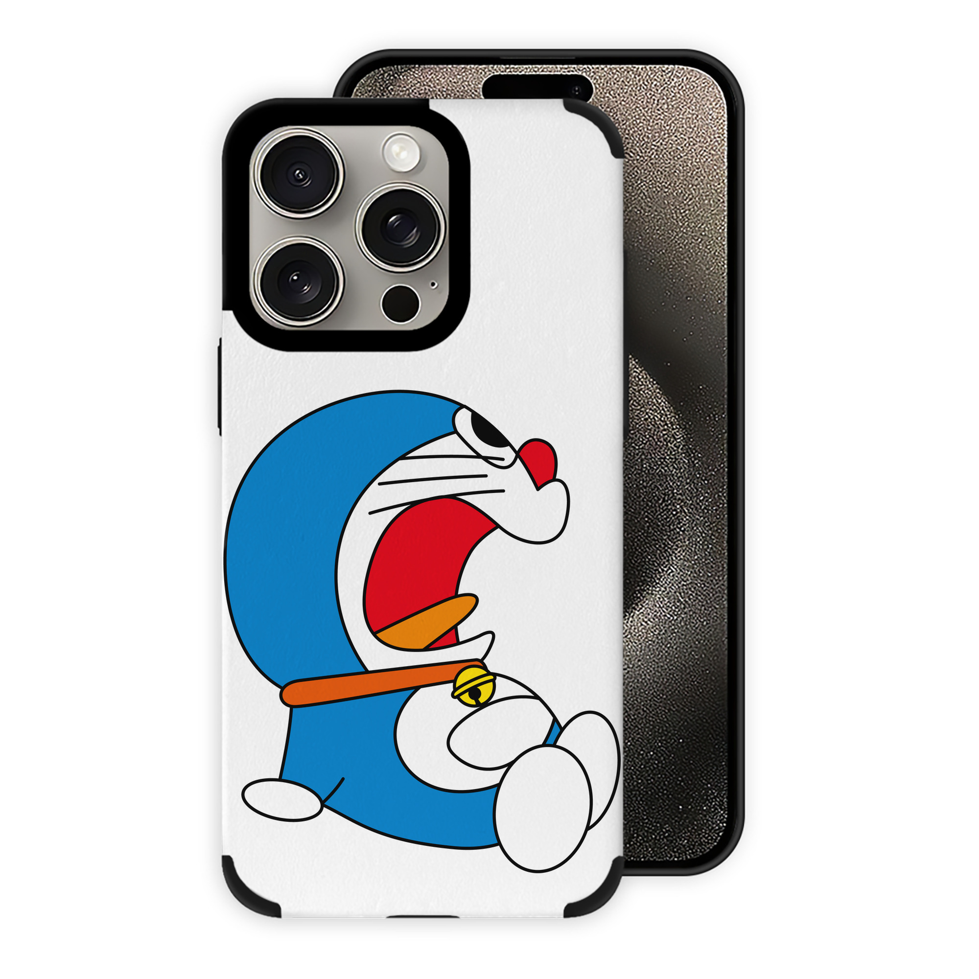 （画像用） ドラえもん Doraemon 【iPhone15ProMax対応】 PUレザー スマホケース 耐衝撃＆黄変防止