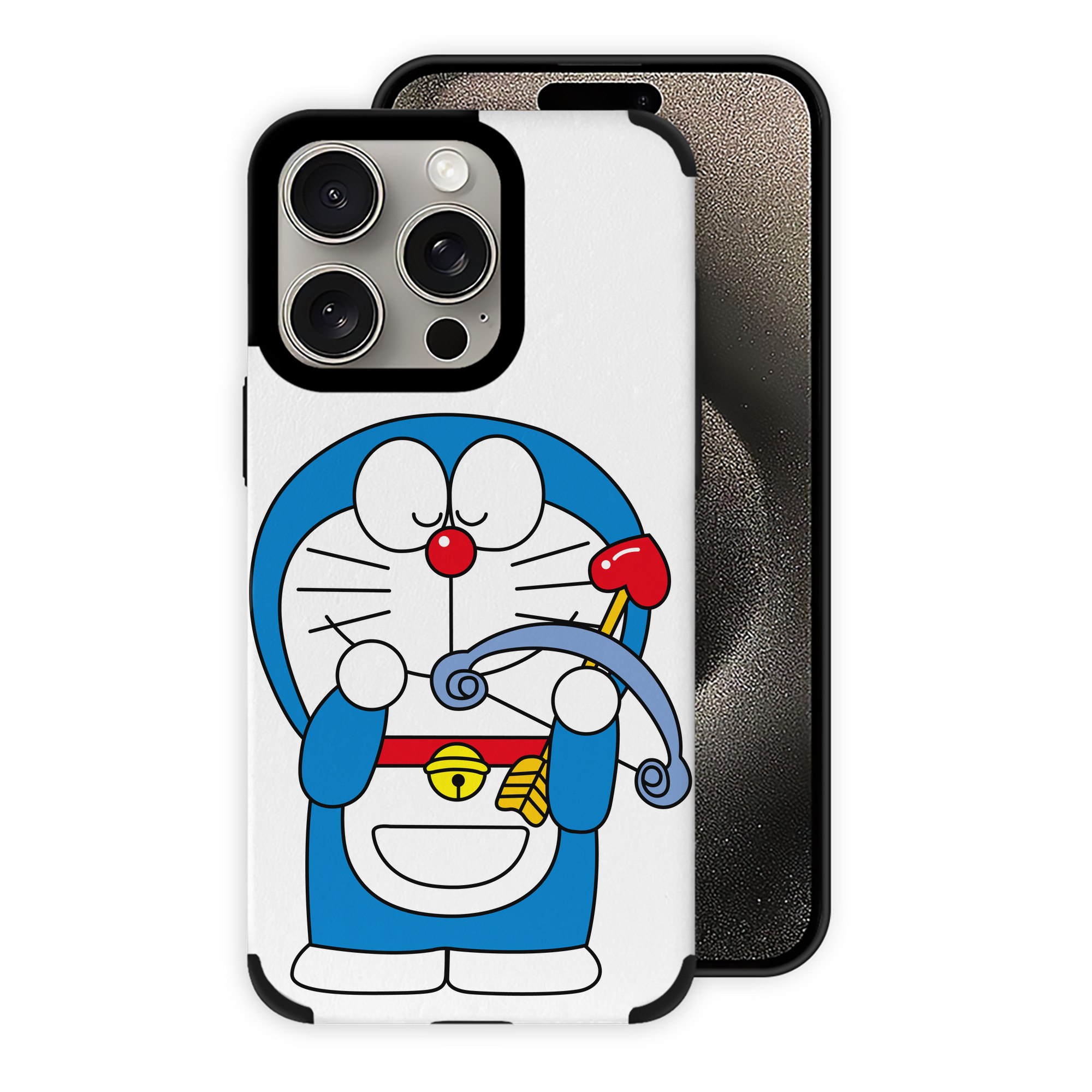 （画像用） ドラえもん Doraemon 【iPhone15ProMax対応】 PUレザー スマホケース 耐衝撃＆黄変防止