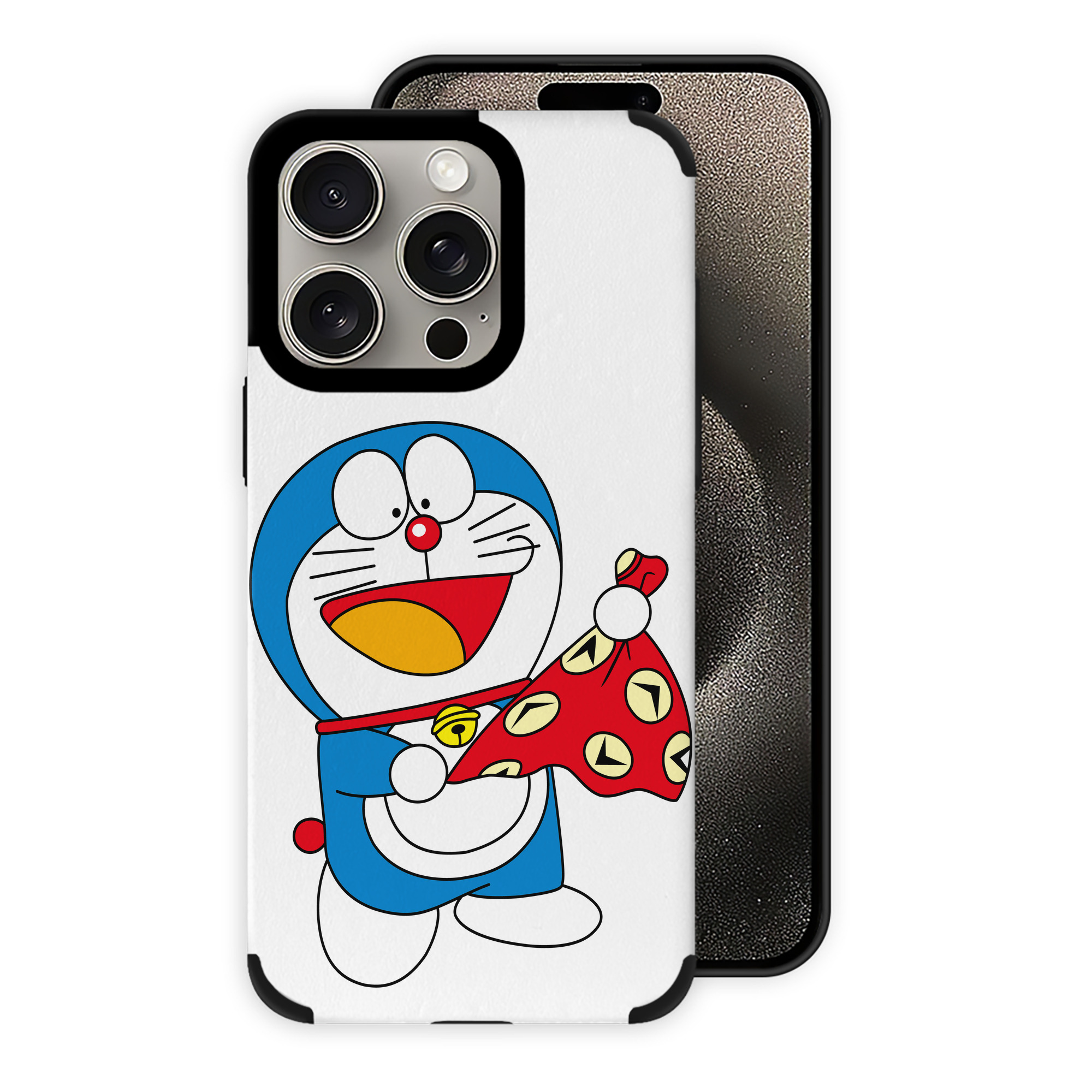 （画像用） ドラえもん Doraemon 【iPhone15ProMax対応】 PUレザー スマホケース 耐衝撃＆黄変防止