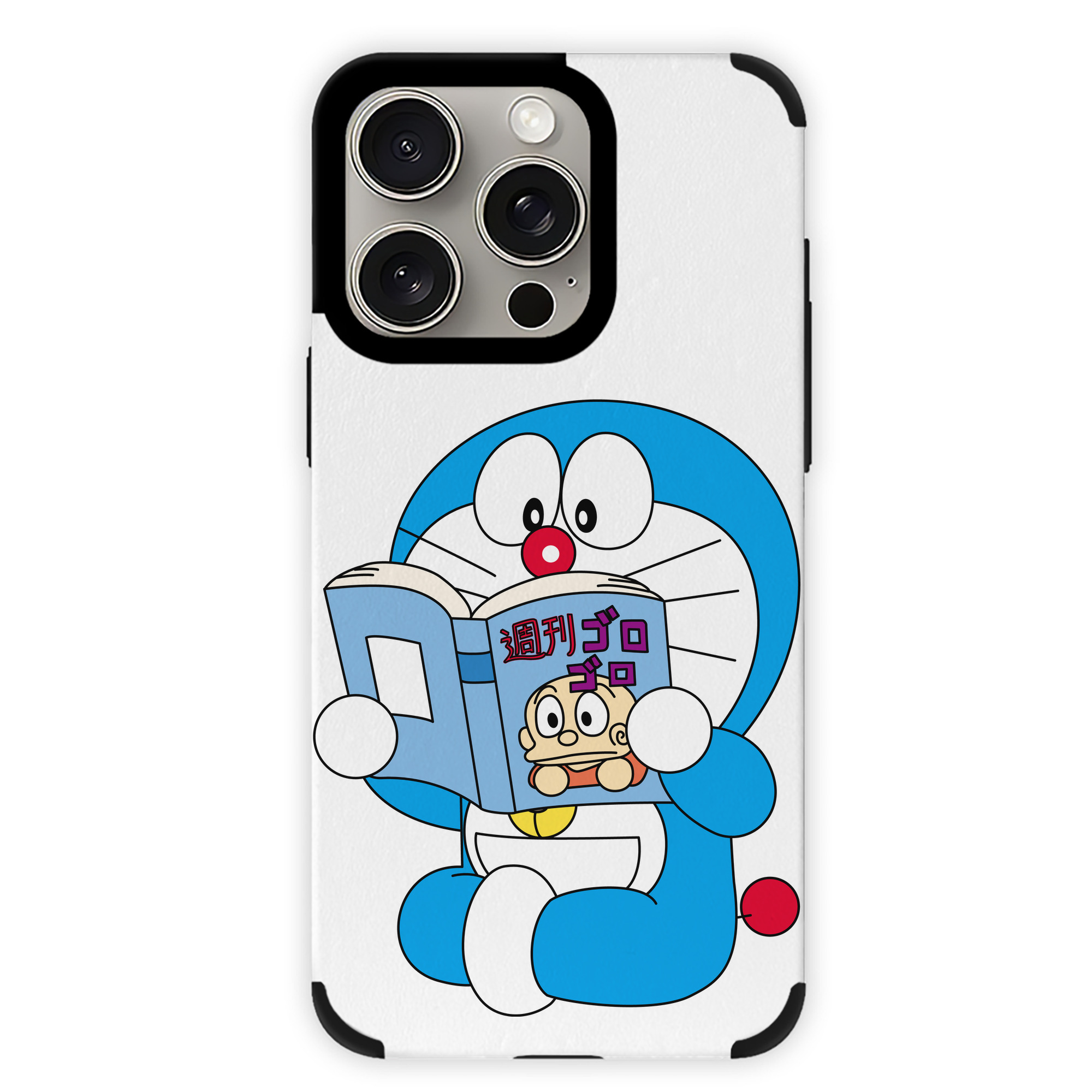 （画像用） ドラえもん Doraemon 【iPhone15ProMax対応】 PUレザー スマホケース 耐衝撃＆黄変防止