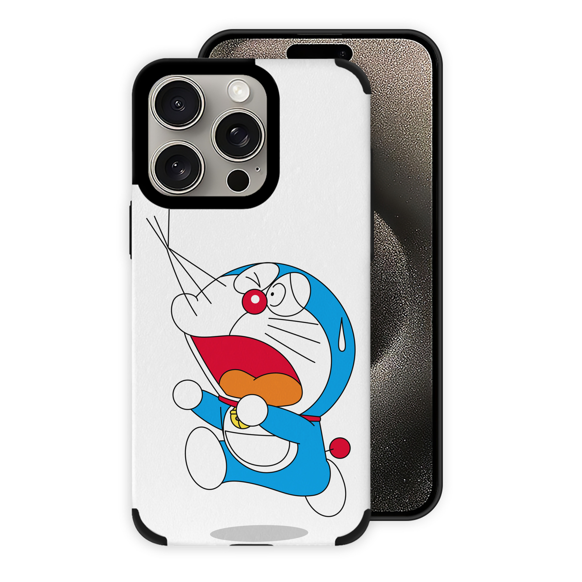 （画像用） ドラえもん Doraemon 【iPhone15ProMax対応】 PUレザー スマホケース 耐衝撃＆黄変防止