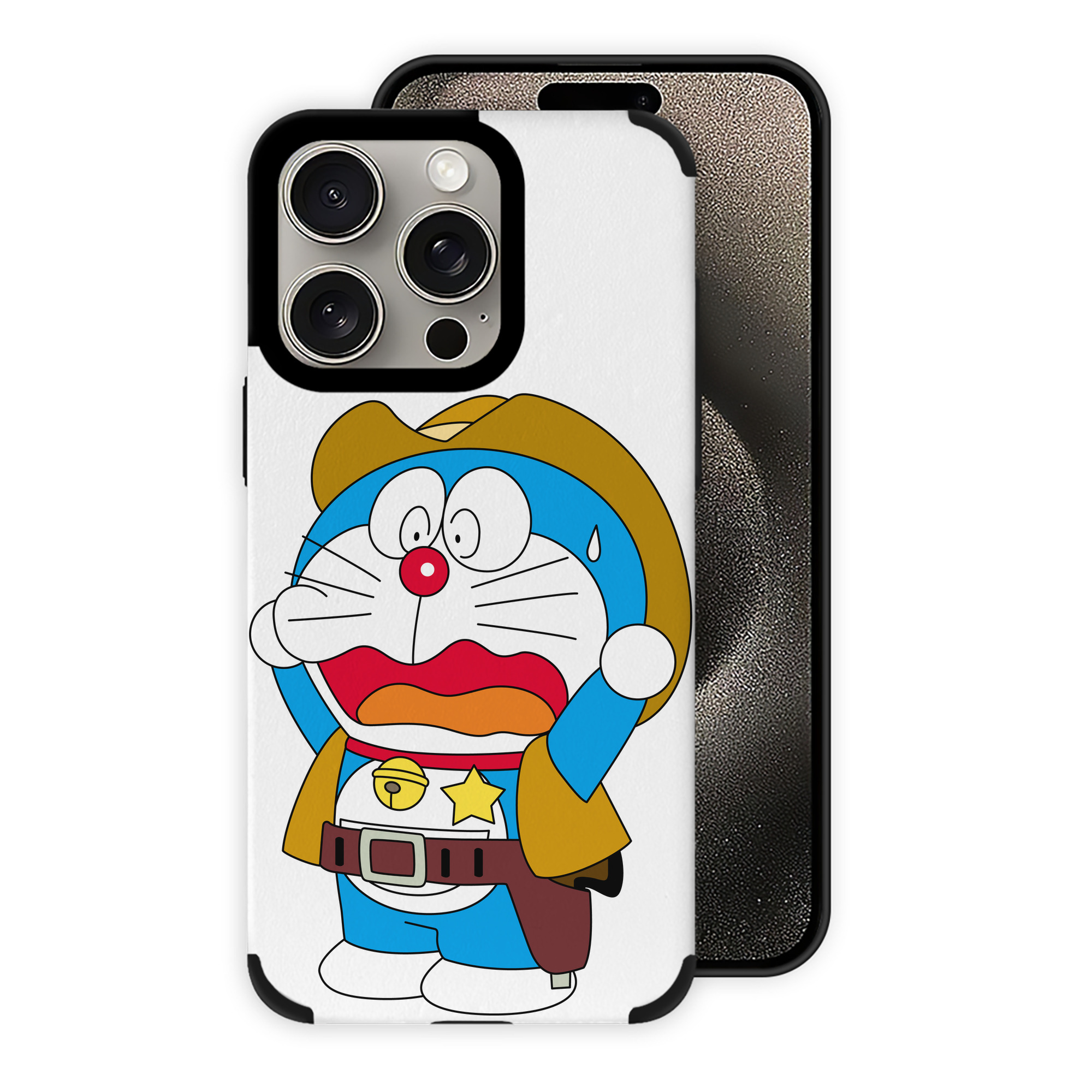（画像用） ドラえもん Doraemon 【iPhone15ProMax対応】 PUレザー スマホケース 耐衝撃＆黄変防止