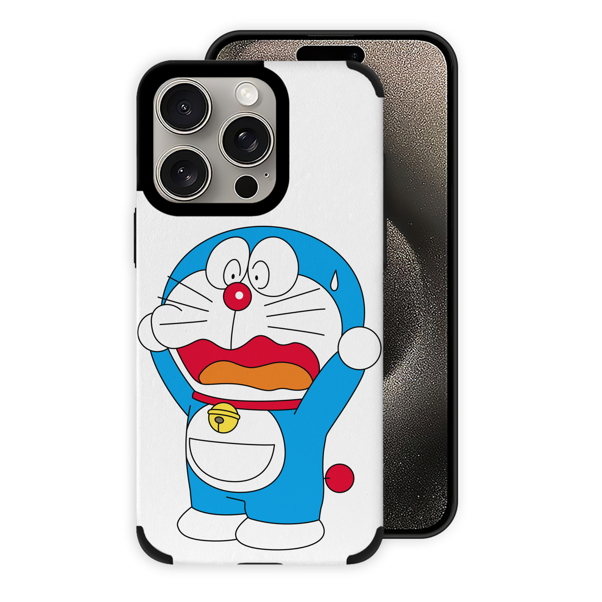（画像用） ドラえもん Doraemon 【iPhone15ProMax対応】 PUレザー スマホケース 耐衝撃＆黄変防止