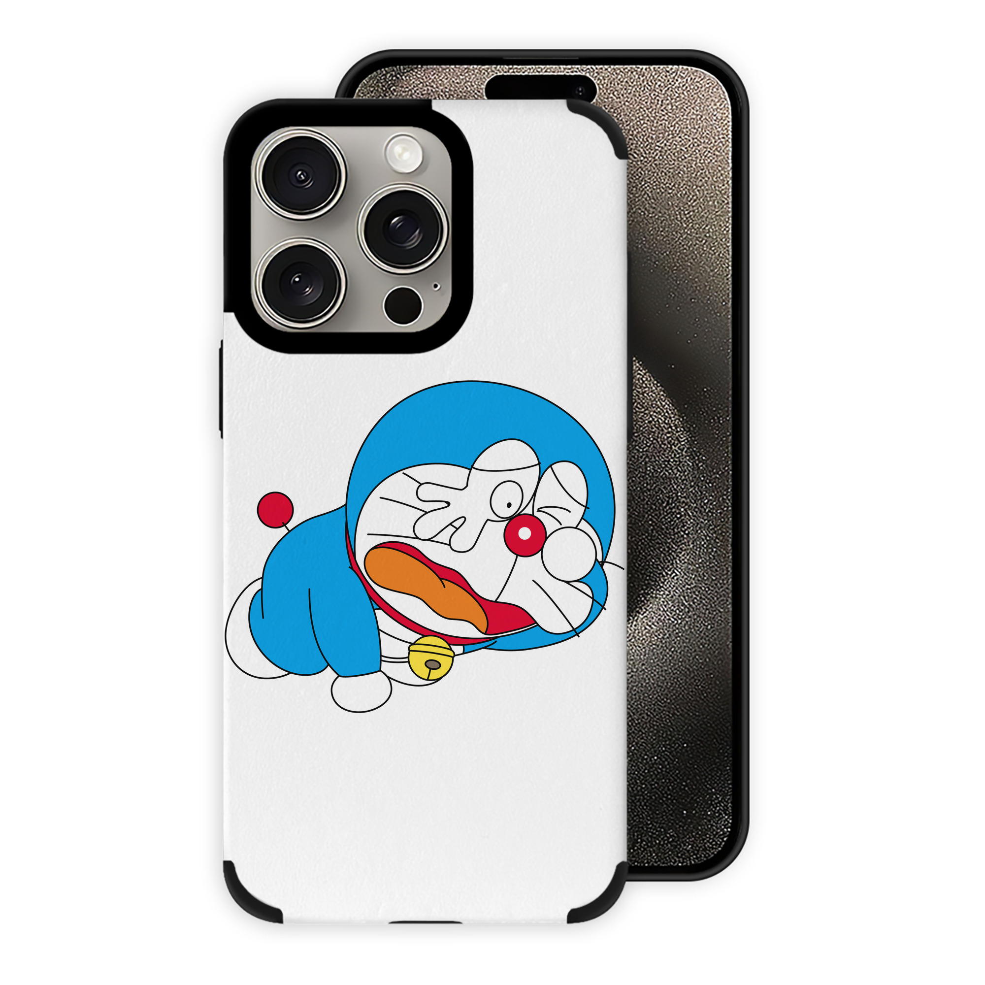 （画像用） ドラえもん Doraemon 【iPhone15ProMax対応】 PUレザー スマホケース 耐衝撃＆黄変防止