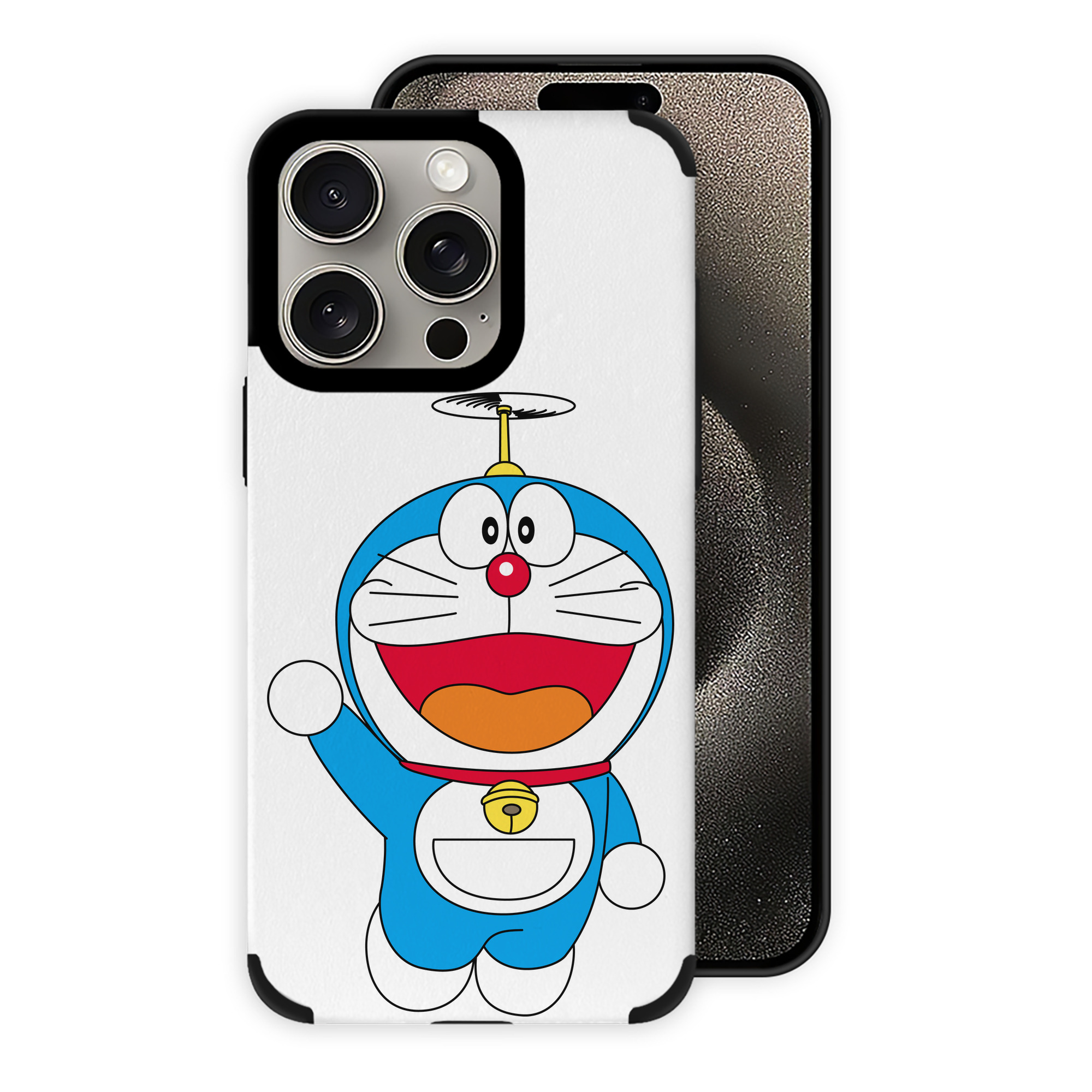 （画像用） ドラえもん Doraemon 【iPhone15ProMax対応】 PUレザー スマホケース 耐衝撃＆黄変防止