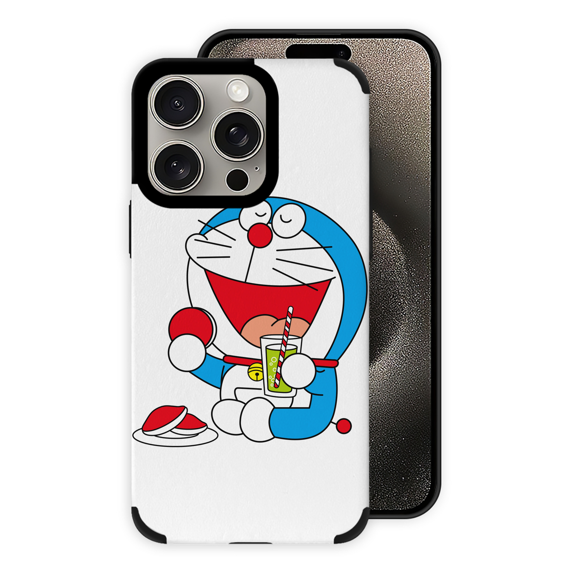 （画像用） ドラえもん Doraemon 【iPhone15ProMax対応】 PUレザー スマホケース 耐衝撃＆黄変防止