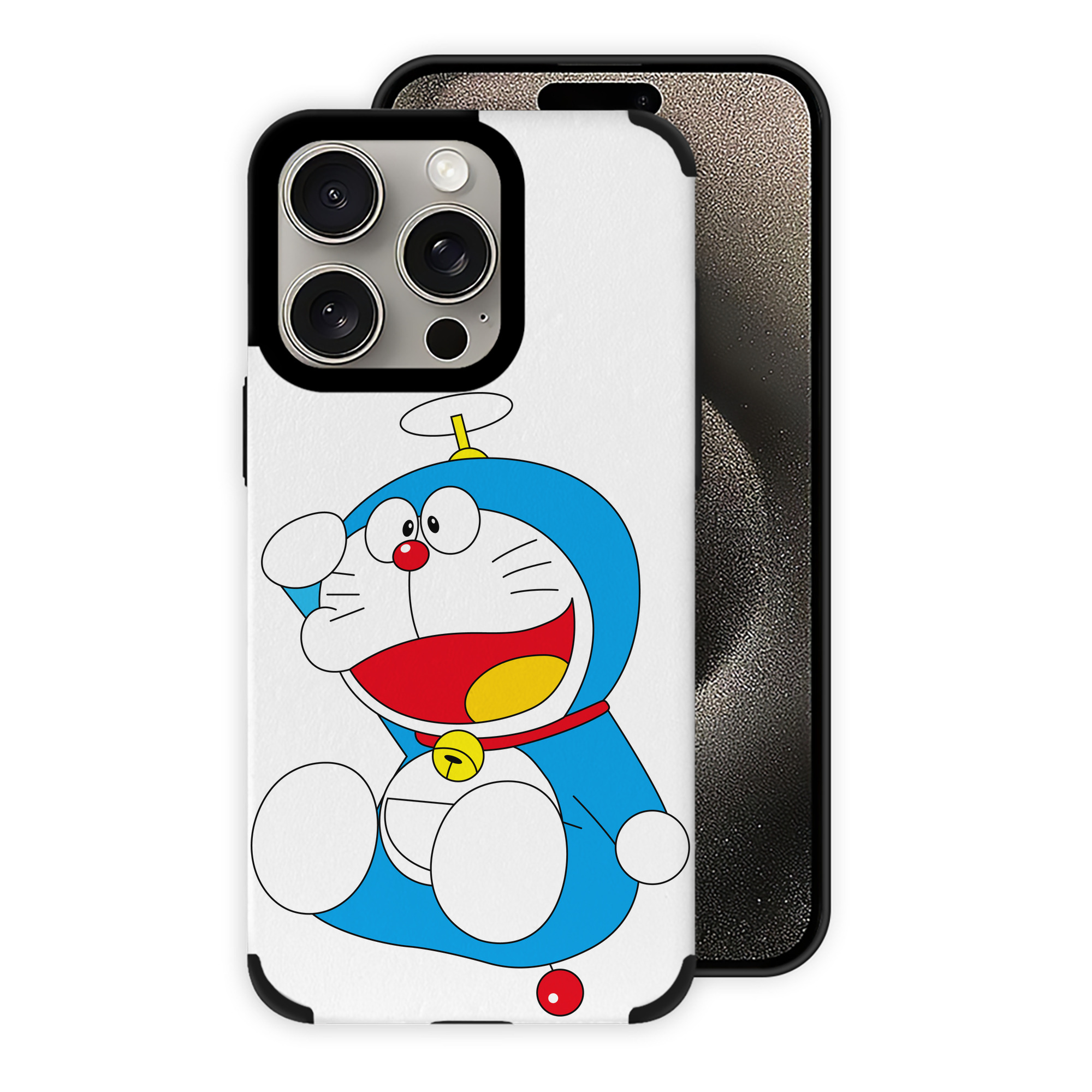 （画像用） ドラえもん Doraemon 【iPhone15ProMax対応】 PUレザー スマホケース 耐衝撃＆黄変防止