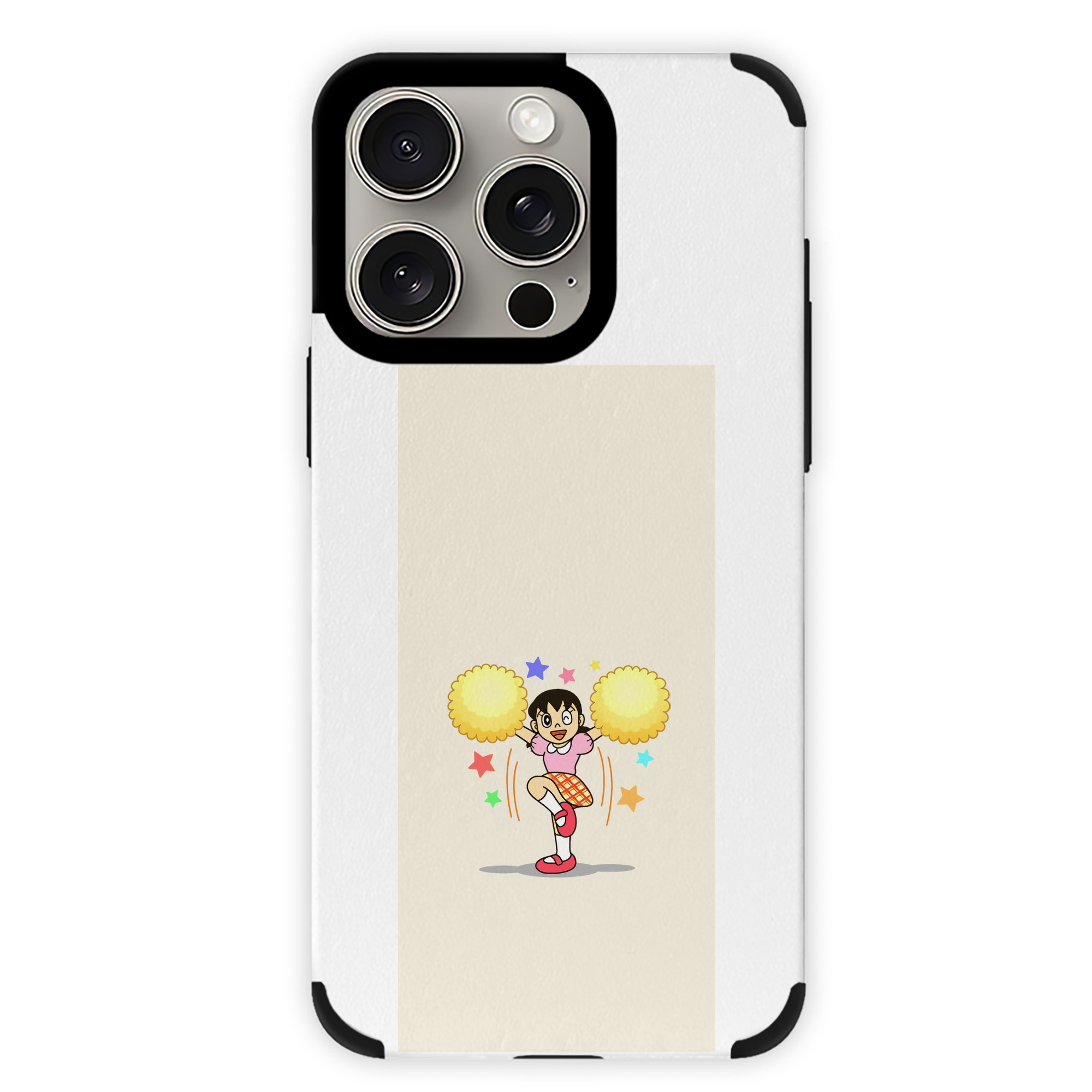 （画像用） ドラえもん みなもと しずか Doraemon Shizuka Minamoto 【iPhone15ProMax対応】 PUレザー スマホケース 耐衝撃＆黄変防止