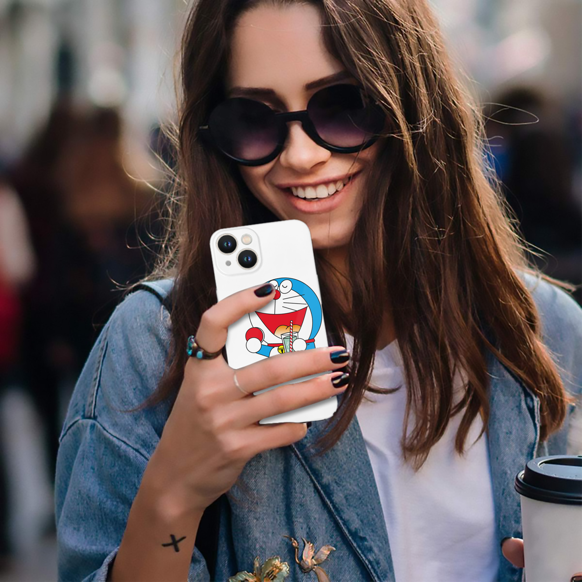 （画像用） ドラえもん Doraemon 【iPhone 14シリーズ対応】ハードケース