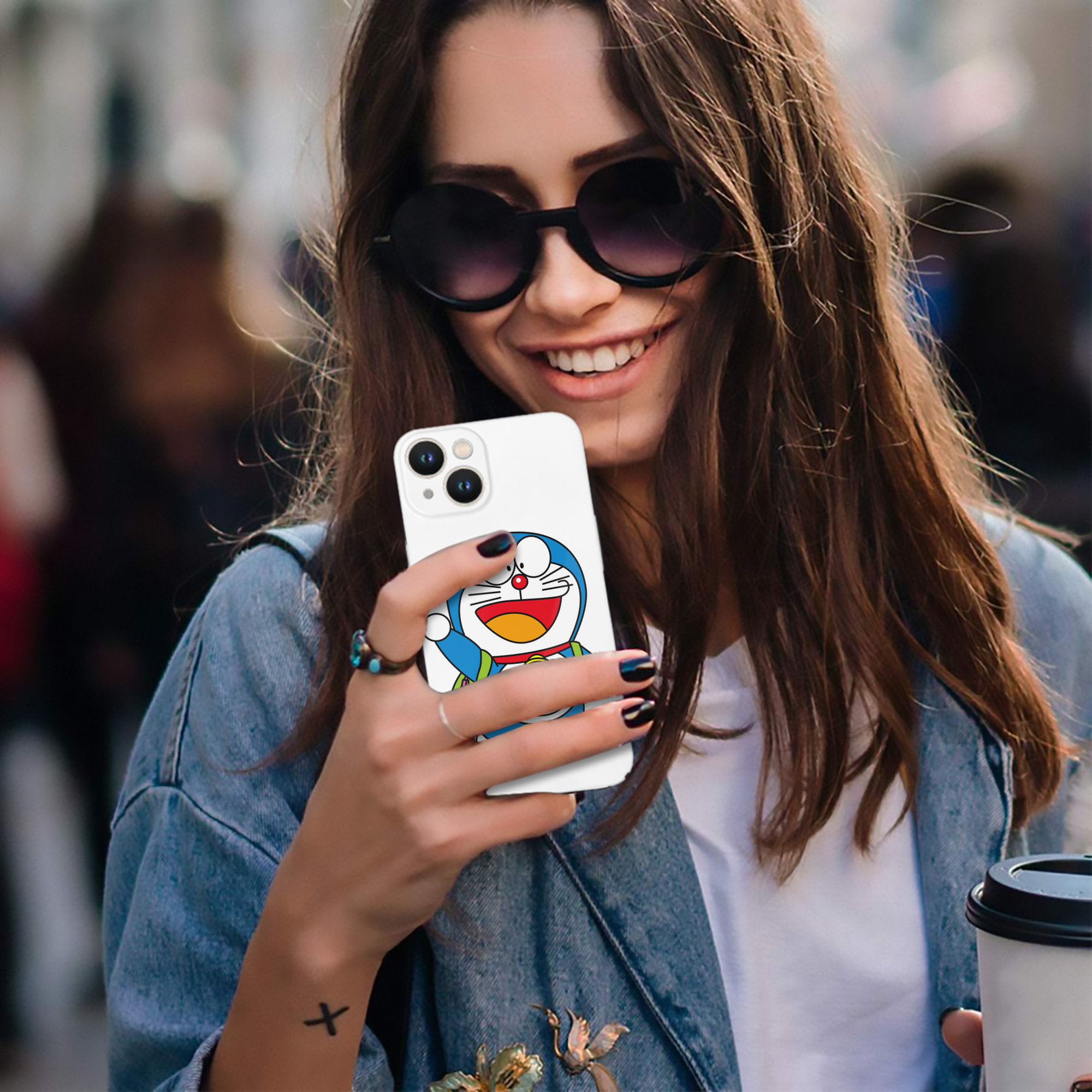 （画像用） ドラえもん Doraemon 【iPhone 14シリーズ対応】ハードケース