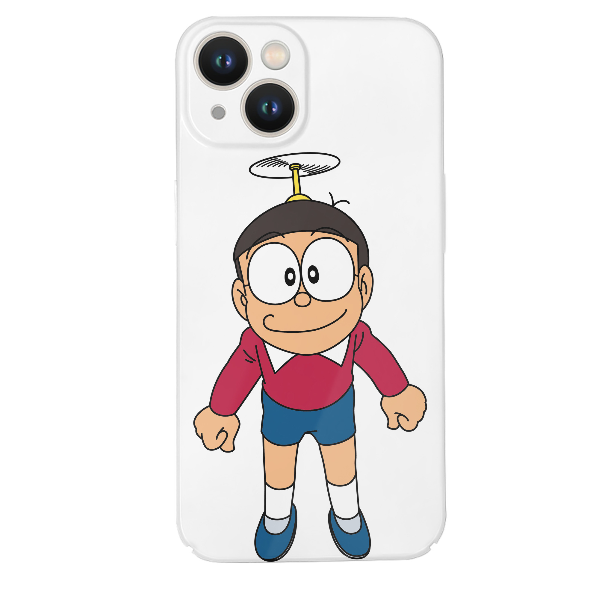 （画像用） ドラえもん 野比 のび太 Doraemon Nobita Nobi 【iPhone 14シリーズ対応】ハードケース