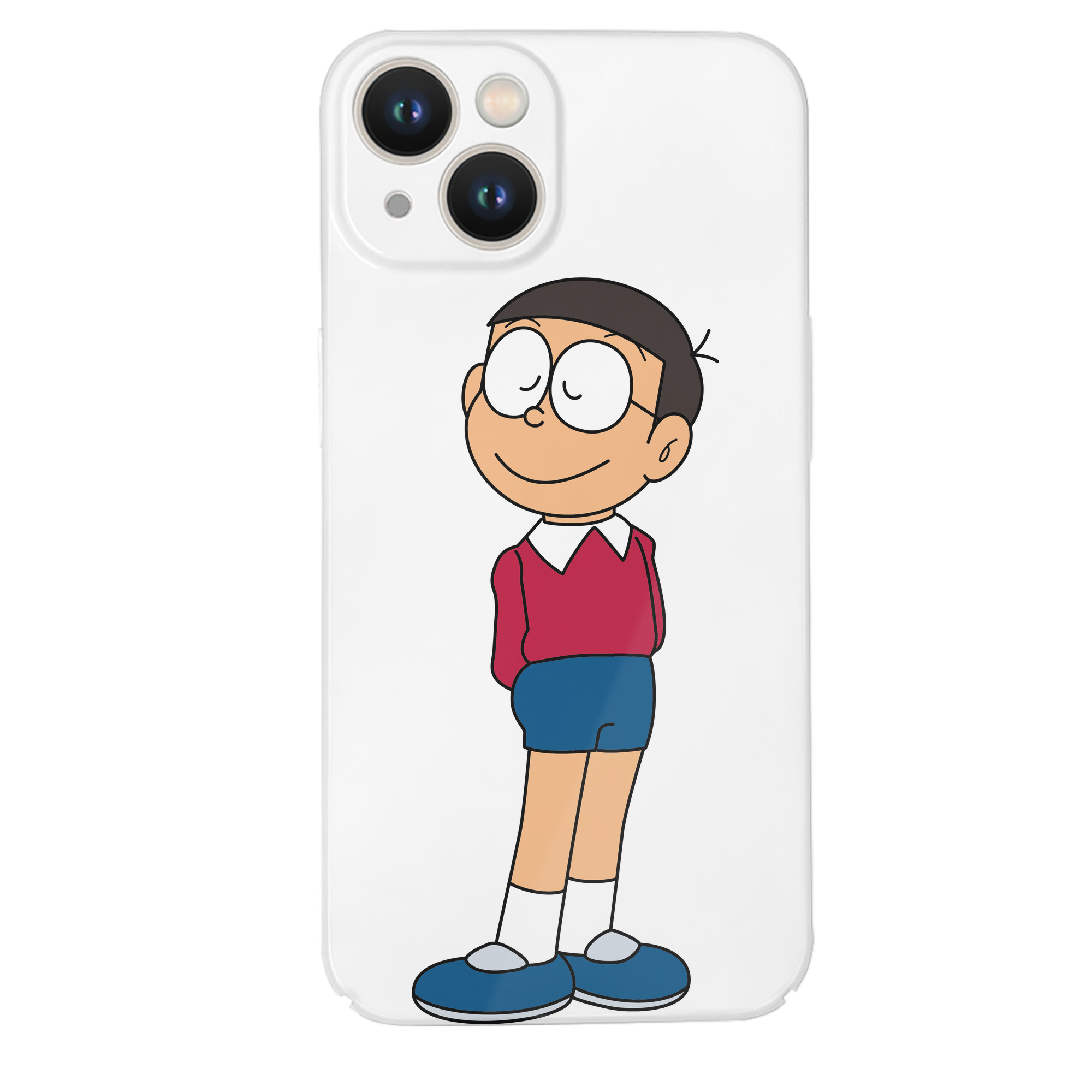 （画像用） ドラえもん 野比 のび太 Doraemon Nobita Nobi 【iPhone 14シリーズ対応】ハードケース