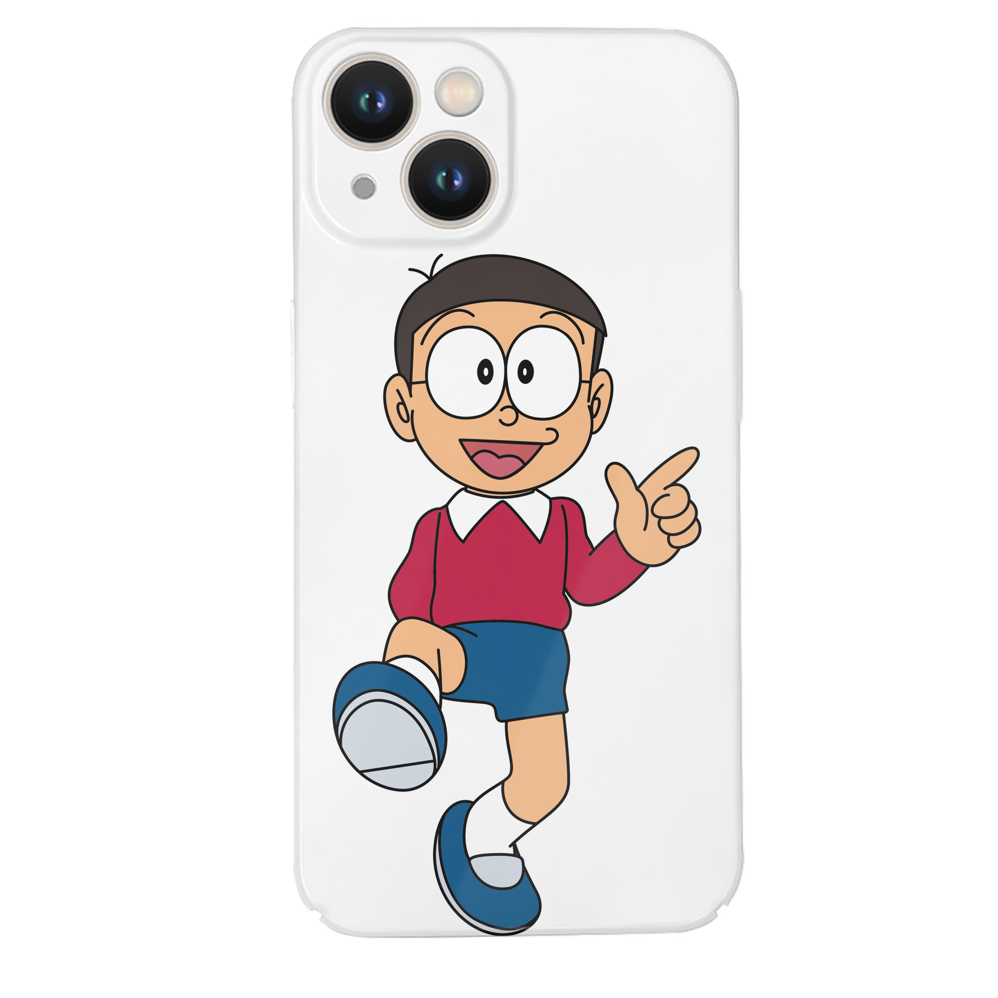 （画像用） ドラえもん 野比 のび太 Doraemon Nobita Nobi 【iPhone 14シリーズ対応】ハードケース