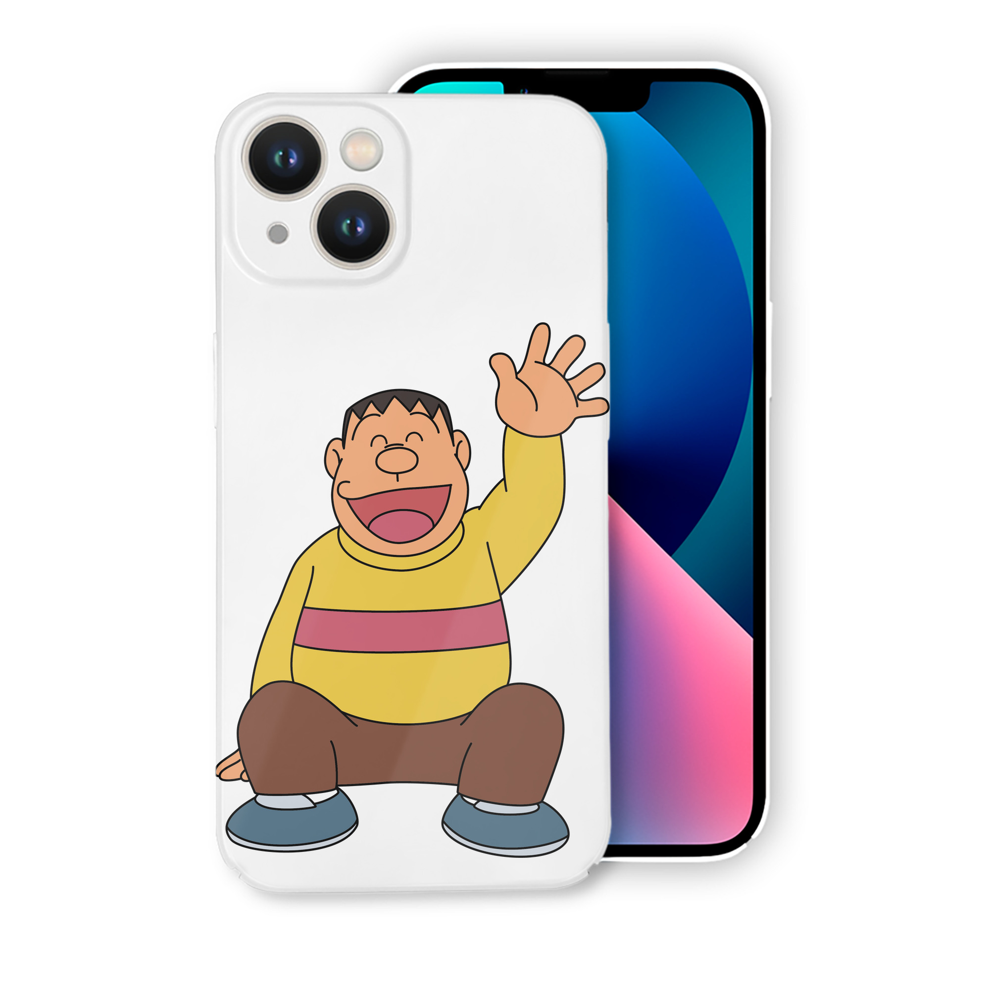 （画像用） ドラえもん 剛田武 Doraemon Gouta Takeshi 【iPhone 14シリーズ対応】ハードケース