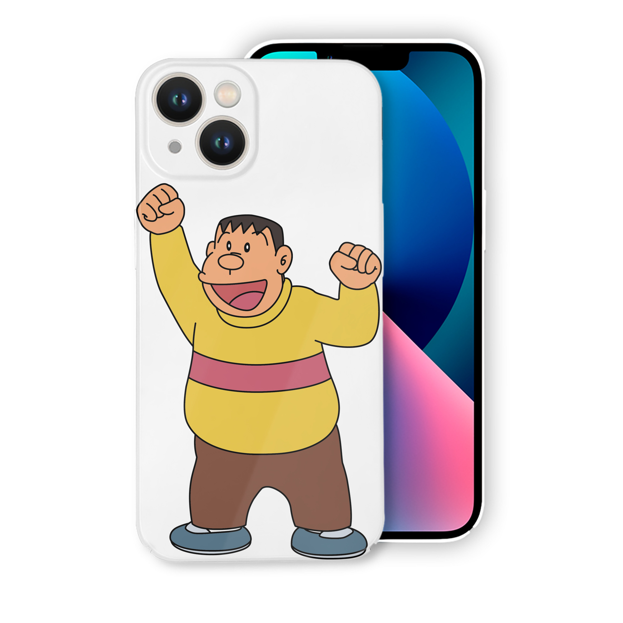（画像用） ドラえもん 剛田武 Doraemon Gouta Takeshi 【iPhone 14シリーズ対応】ハードケース