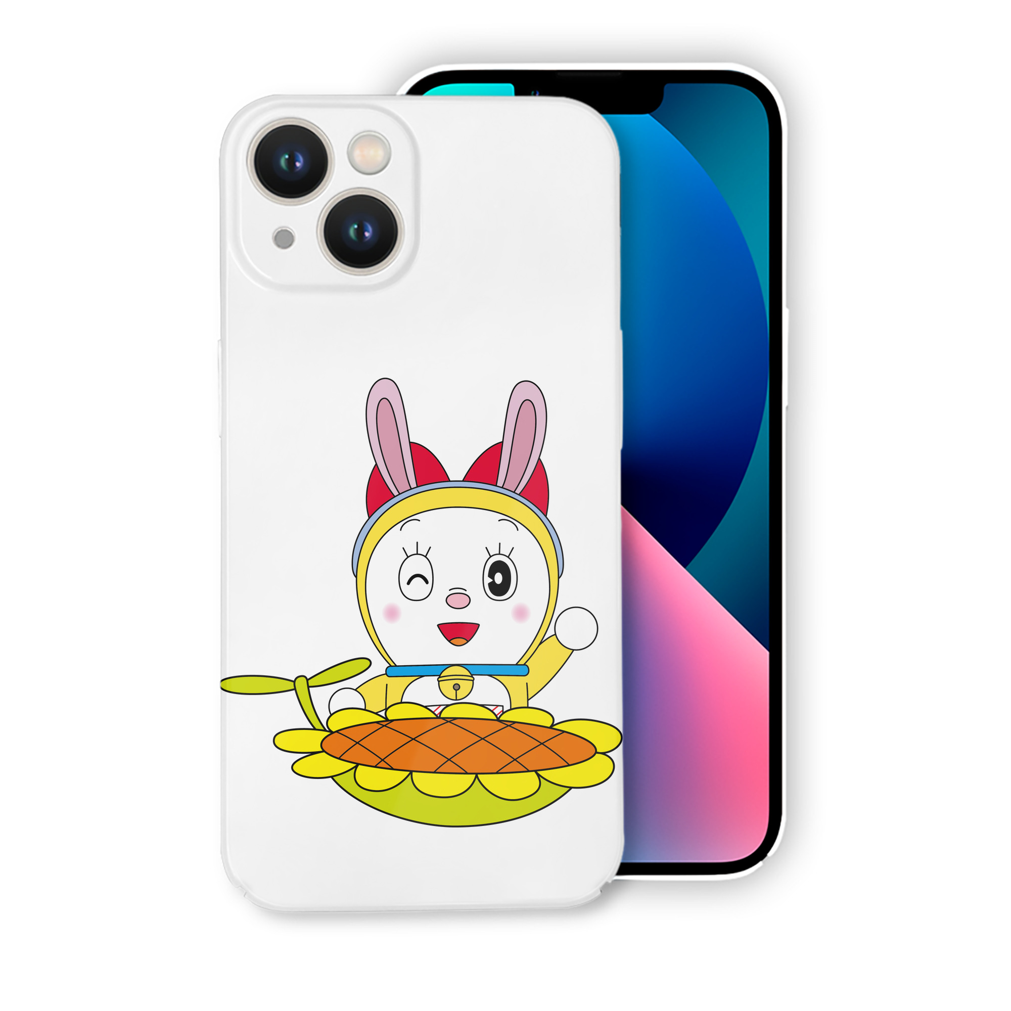 （画像用） ドラえもん ドラミ Doraemon Dorami 【iPhone 14シリーズ対応】ハードケース