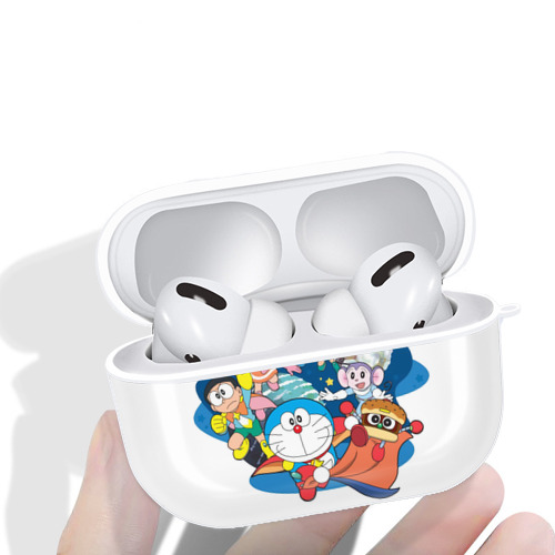 ドラえもん Doraemon 【AirPods Pro用】ハードシェル保護ケース 耐衝撃・防指紋・カラビナ付き商品仕様