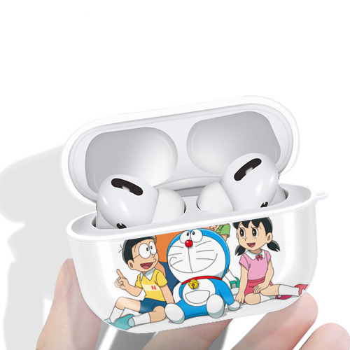 ドラえもん Doraemon 【AirPods Pro用】ハードシェル保護ケース 耐衝撃・防指紋・カラビナ付き商品仕様