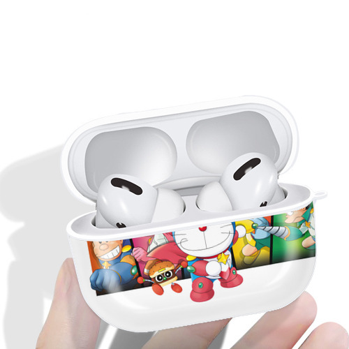 ドラえもん Doraemon 【AirPods Pro用】ハードシェル保護ケース 耐衝撃・防指紋・カラビナ付き商品仕様