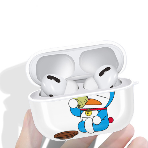 ドラえもん Doraemon 【AirPods Pro用】ハードシェル保護ケース 耐衝撃・防指紋・カラビナ付き商品仕様