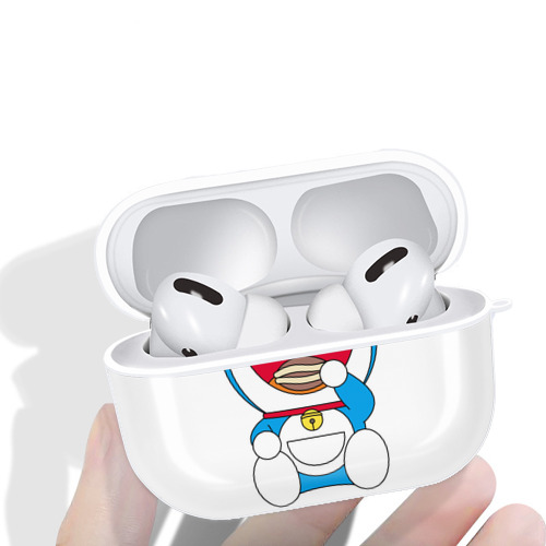 ドラえもん Doraemon 【AirPods Pro用】ハードシェル保護ケース 耐衝撃・防指紋・カラビナ付き商品仕様