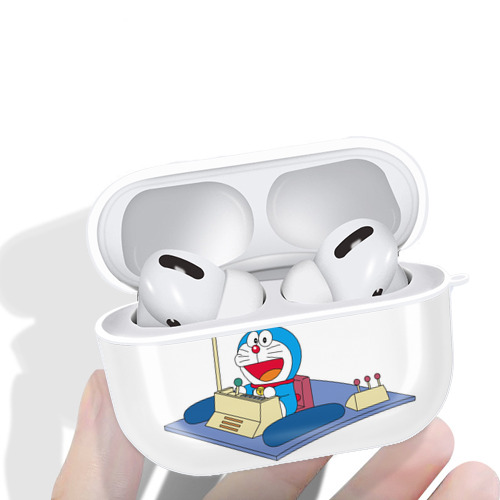 ドラえもん Doraemon 【AirPods Pro用】ハードシェル保護ケース 耐衝撃・防指紋・カラビナ付き商品仕様