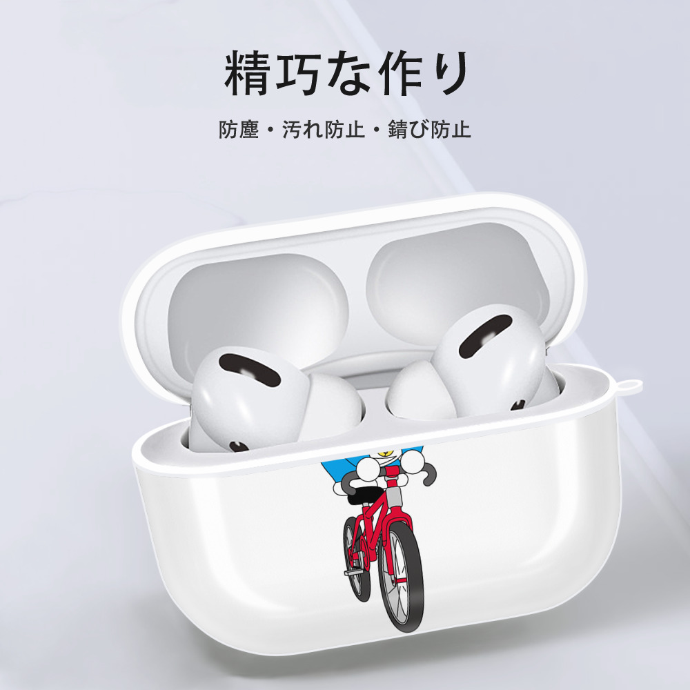 ドラえもん Doraemon 【AirPods Pro用】ハードシェル保護ケース 耐衝撃・防指紋・カラビナ付き商品仕様