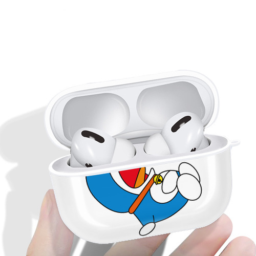 ドラえもん Doraemon 【AirPods Pro用】ハードシェル保護ケース 耐衝撃・防指紋・カラビナ付き商品仕様