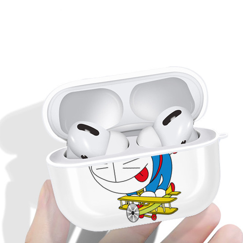 ドラえもん Doraemon 【AirPods Pro用】ハードシェル保護ケース 耐衝撃・防指紋・カラビナ付き商品仕様